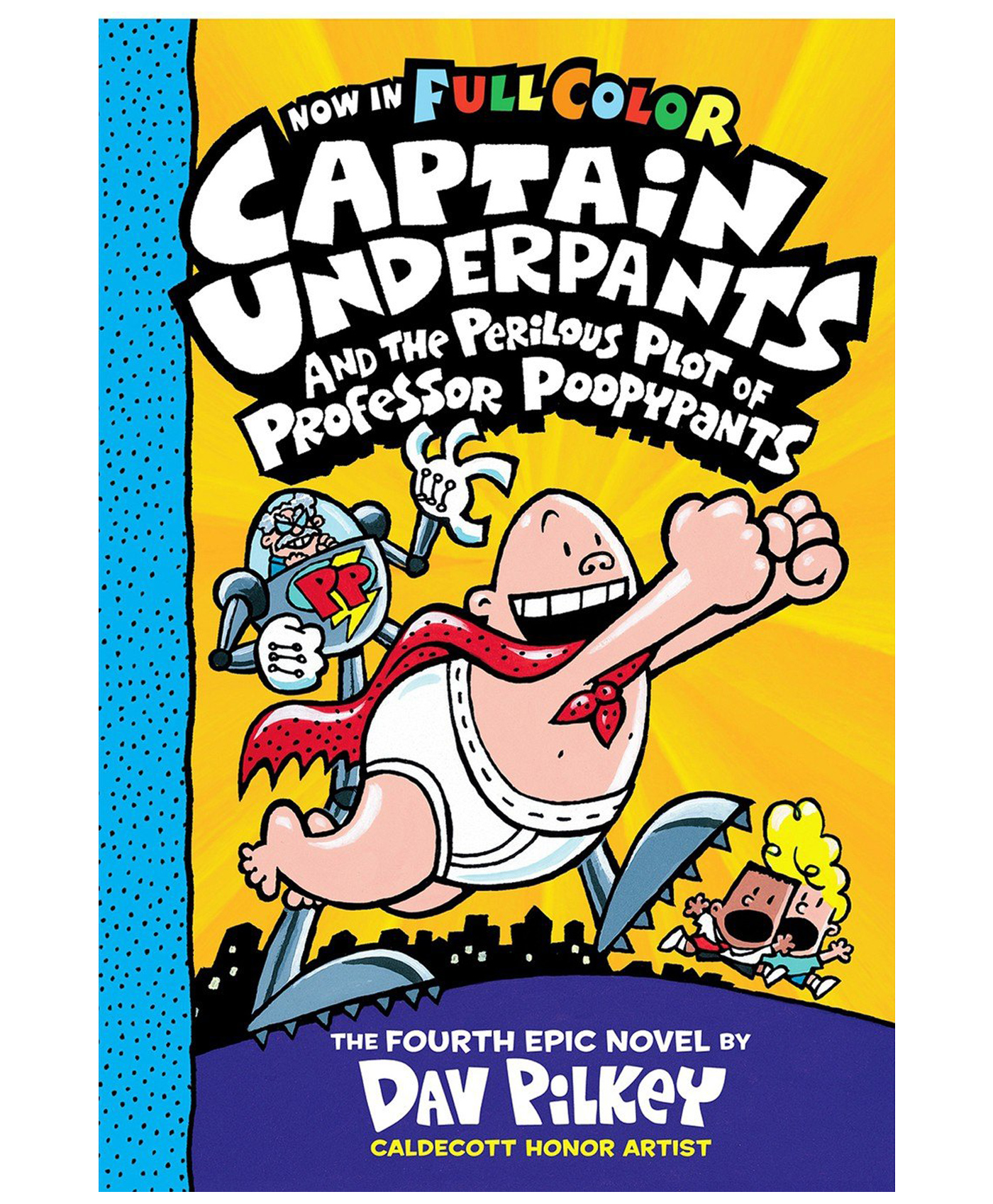scholastic Captain Underpants #04: The Perilous Plot Of Professor Poopypants Color Edition-English image 1