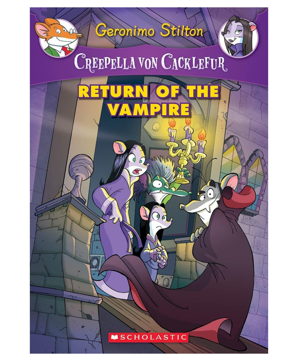 scholastic Creepella Von Cacklefur 04 Return Of The Vampire - English-picture-25