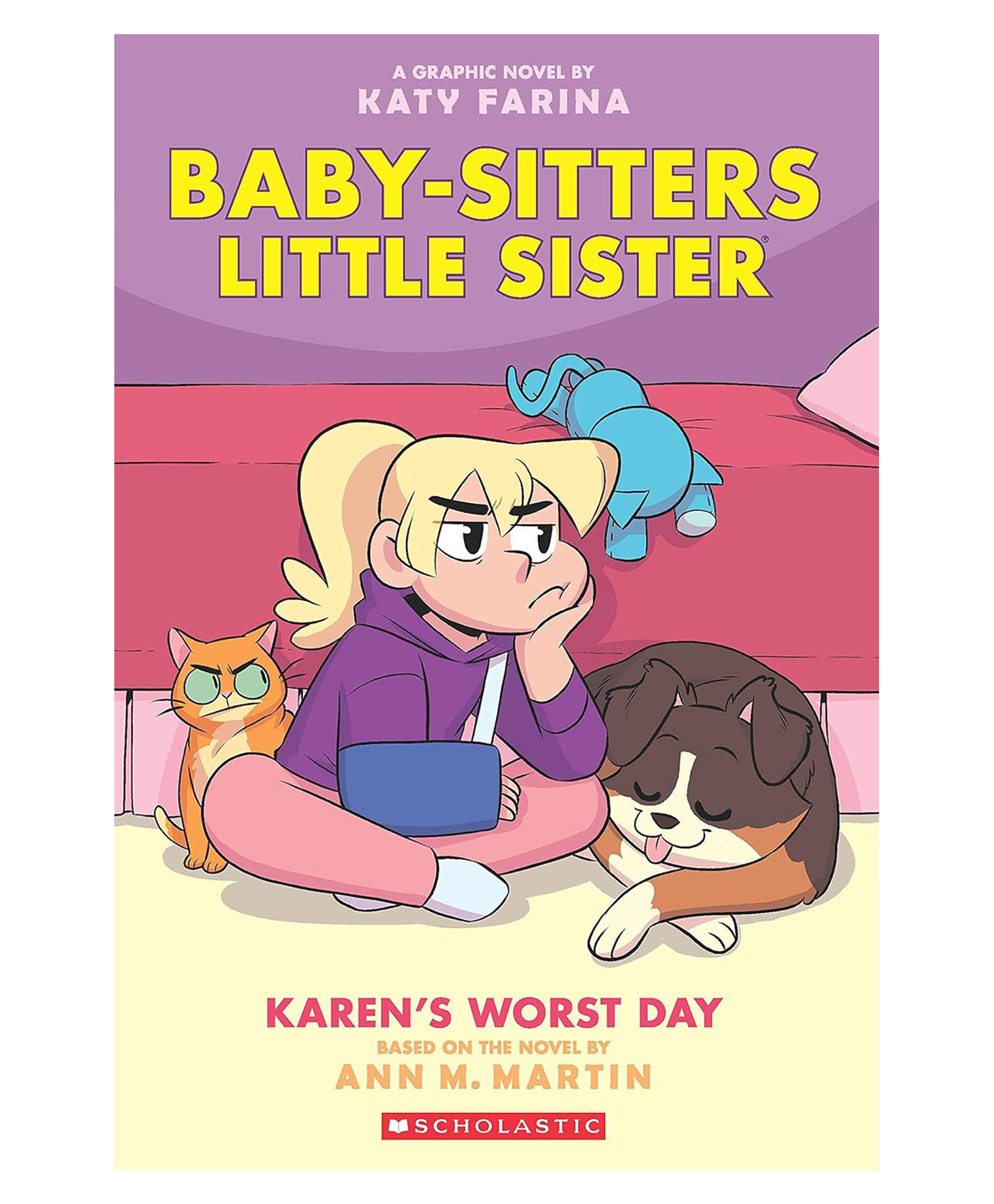 The Baby Sitters Little Sister Graphic Novel 03: Karen's Worst Day Story Book By Ann M Martin - English-image-39