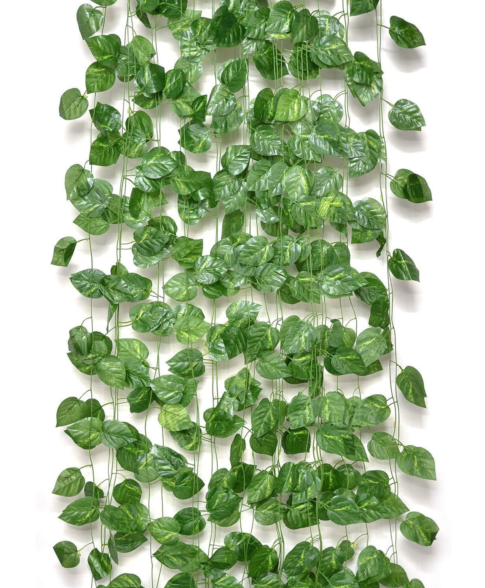 Go Hooked Artificial Garland Money Plant Leaf Creepers for Home Decoration (3 Creepers, 30 Leaves in 1 Creeper, 6 Foot Each)-picture-13