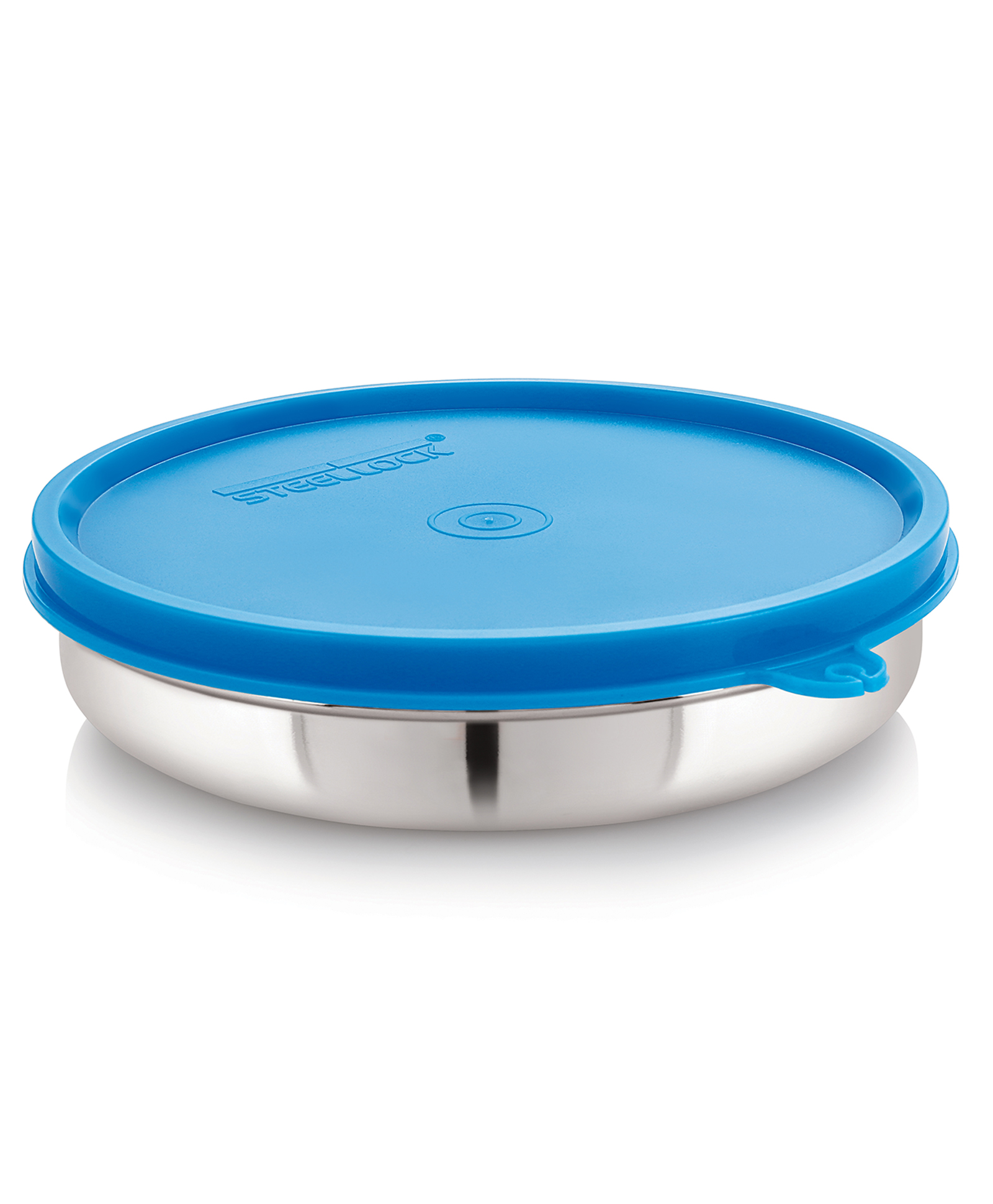 Steel Lock Flex Stainless Steel Container/Dabba with Lid Airtight for Food Storage, Easy to Carry, Leak Proof and Stackable (SL-41/550 ml) Blue.-image-48