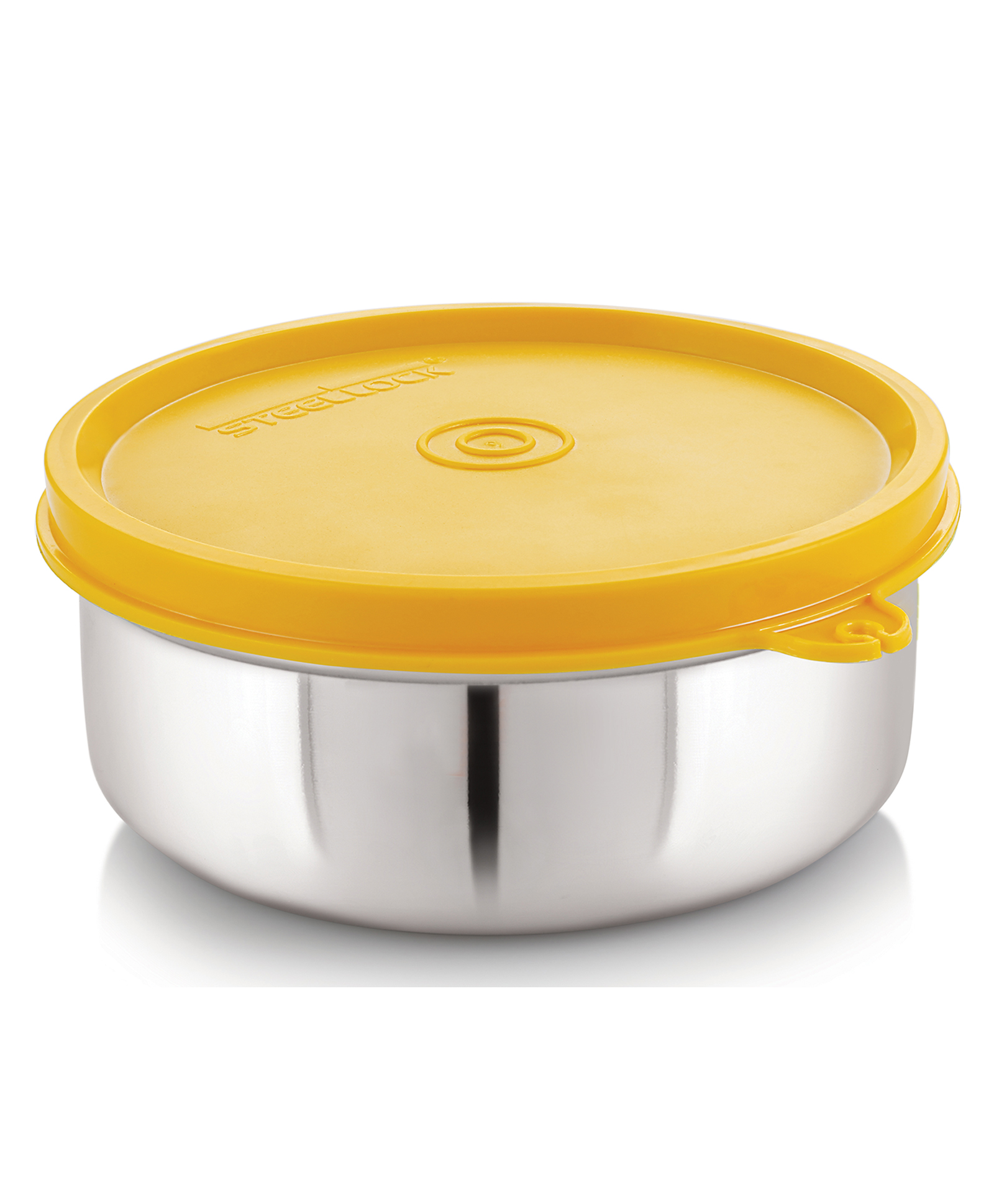 Steel Lock Flex Stainless Steel Container/Dabba with Lid Airtight for Food Storage, Easy to Carry, Leak Proof and Stackable (SL-32/500 ml) Yellow .-image-42