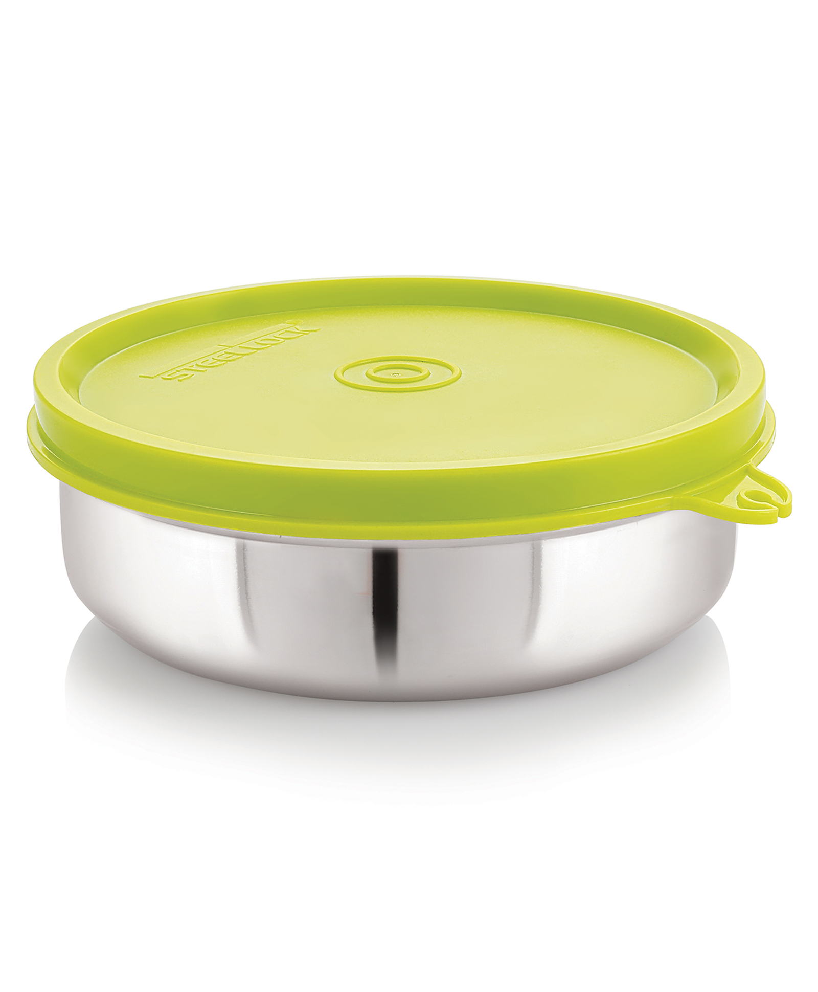 Steel Lock Flex Stainless Steel Container/Dabba with Lid Airtight for Food Storage, Easy to Carry, Leak Proof and Stackable (SL-31/350 ml) Green.-picture-14