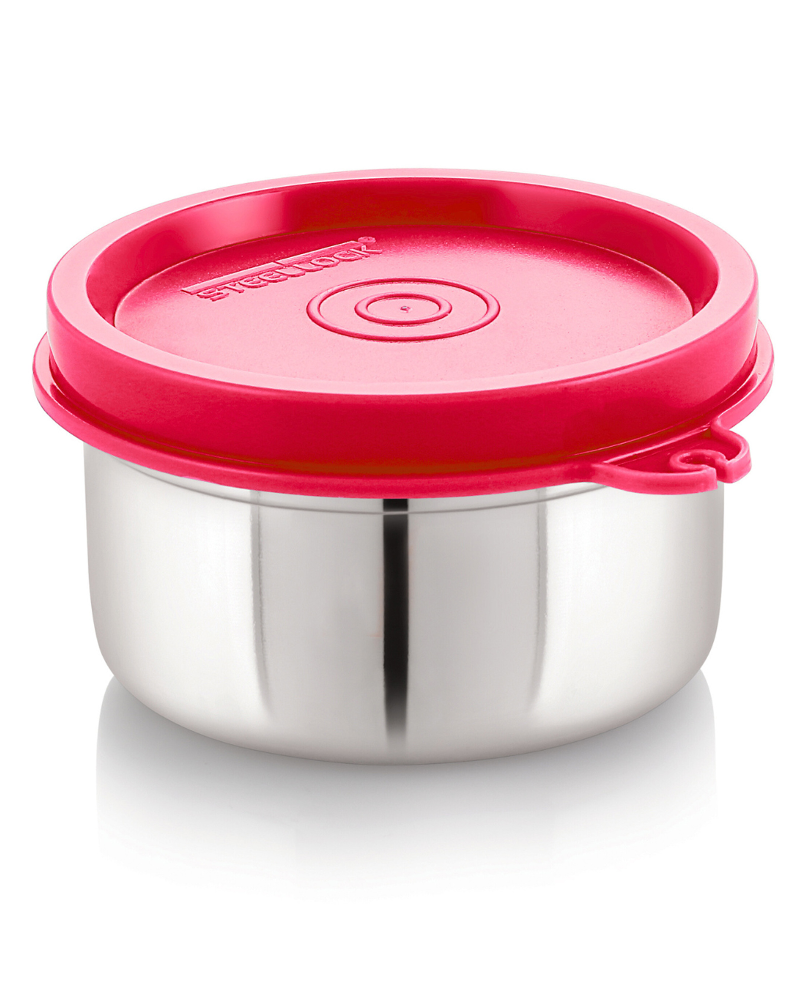 Steel Lock Flex Stainless Steel Container/Dabba with Lid Airtight for Food Storage, Easy to Carry, Leak Proof and Stackable (SL-12/150 ml) Pink.-image-27