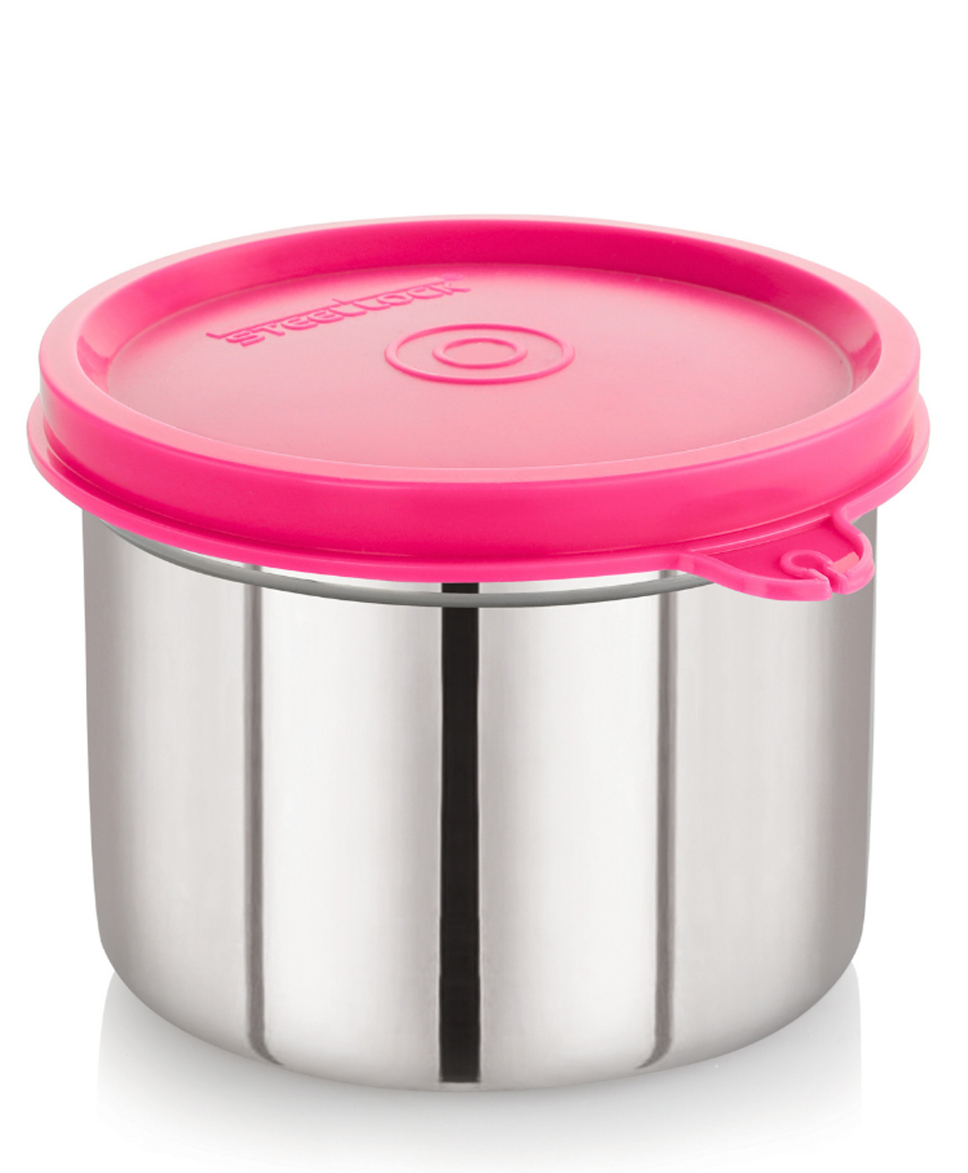 Steel Lock Flex Stainless Steel Container/Dabba with Lid Airtight for Food Storage, Easy to Carry, Leak Proof and Stackable (SL-23/350 ml) Pink.-picture-14