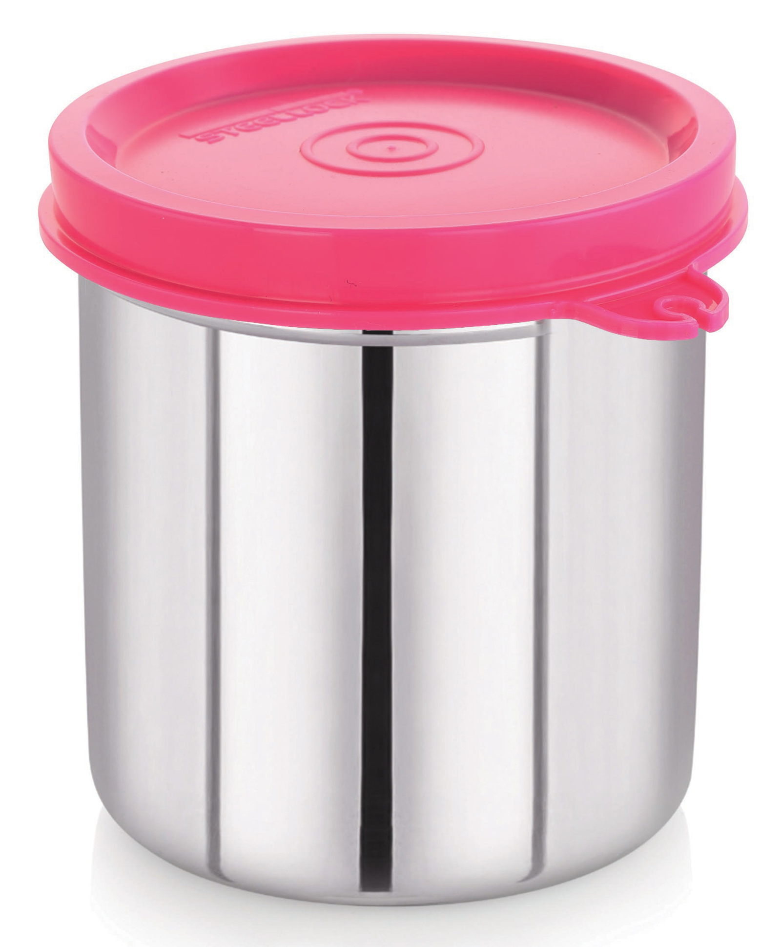 Steel Lock Flex Stainless Steel Container/Dabba with Lid Airtight for Food Storage, Easy to Carry, Leak Proof and Stackable (SL-24/500 ml) Pink.-picture-19