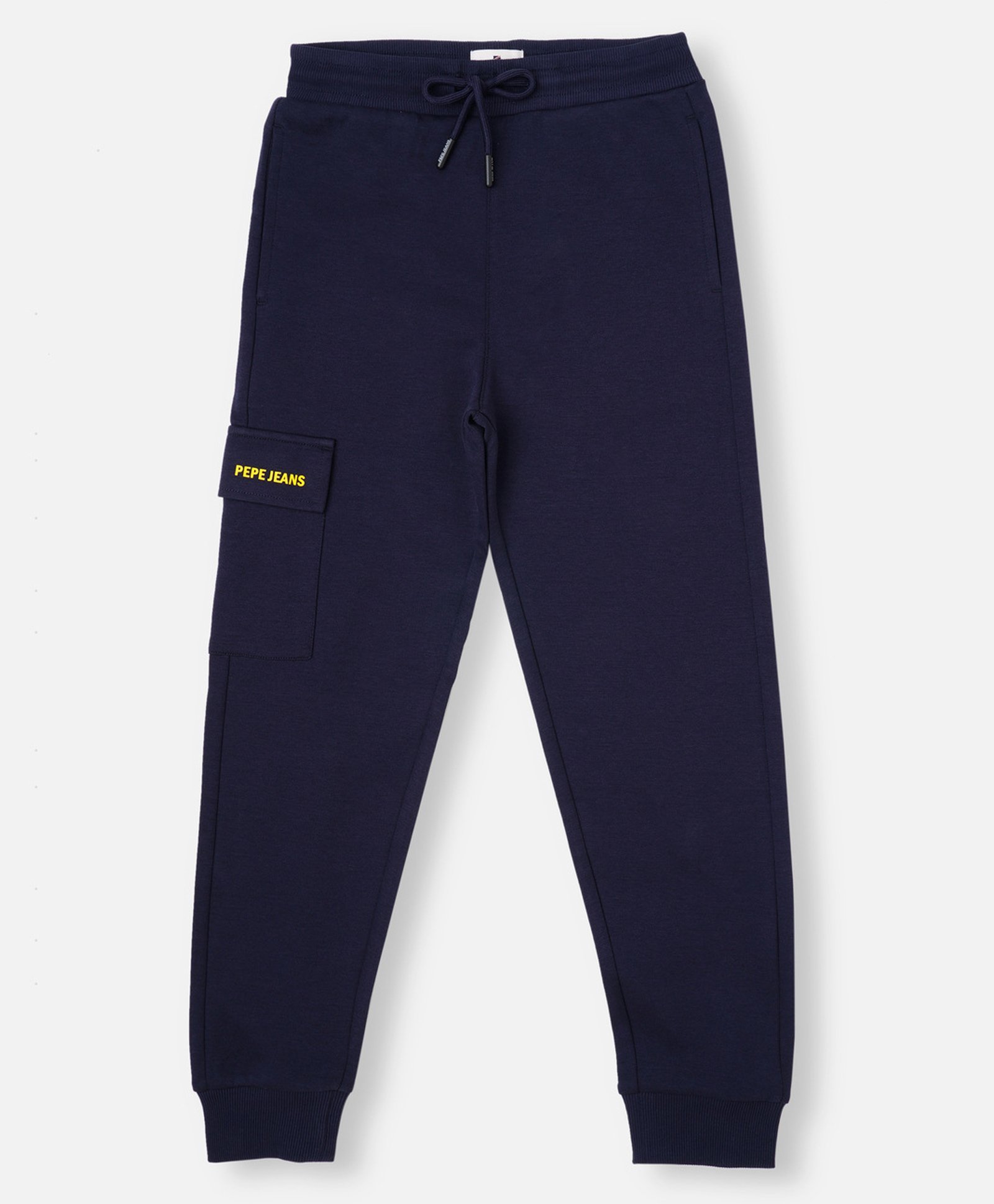 Pepe Jeans Woven Ankle Length Washed Colour Trouser - Navy Blue-image-38