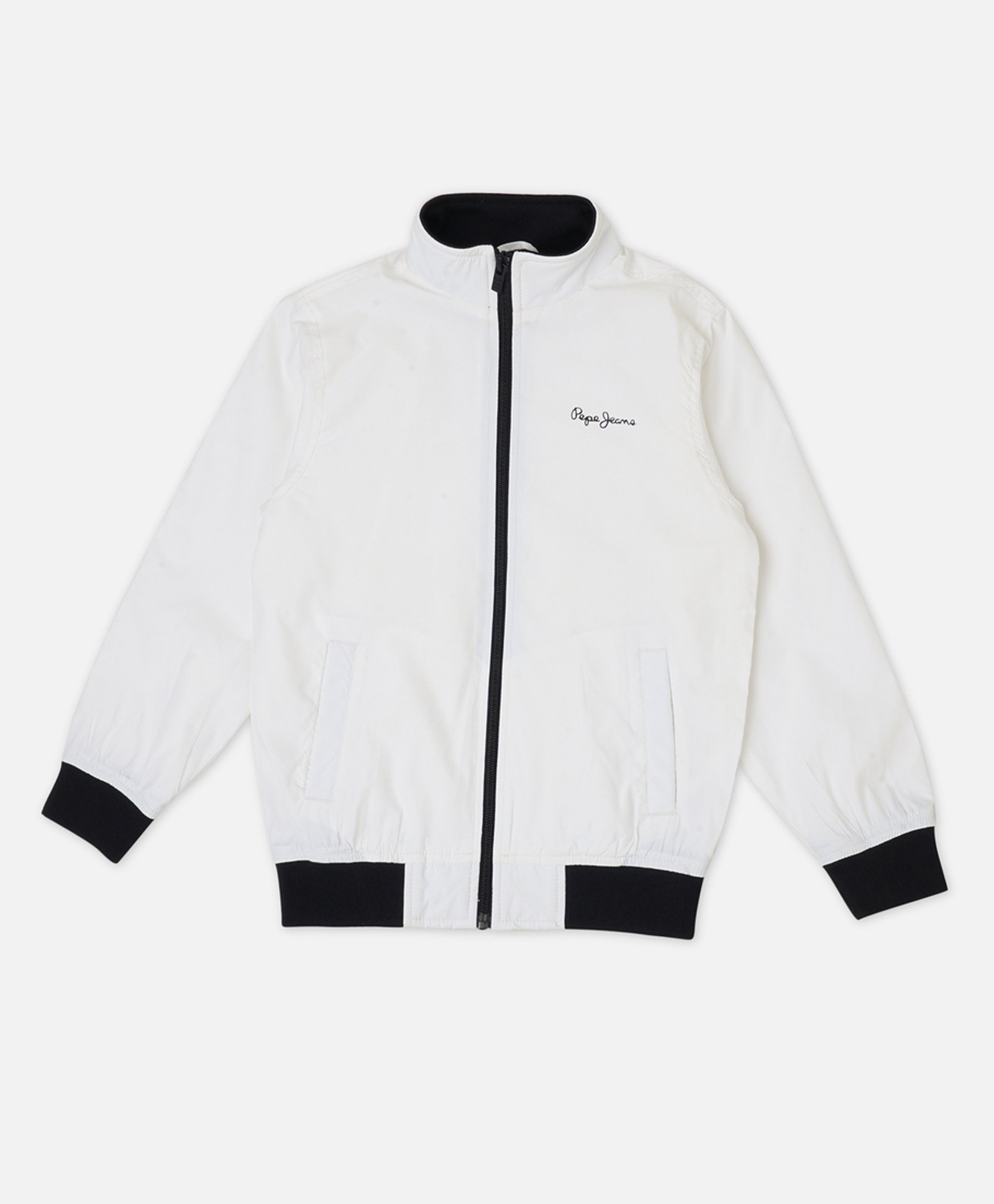 Pepe Jeans Cotton Woven Full Sleeves Bomber Jacket - Off White-image-37