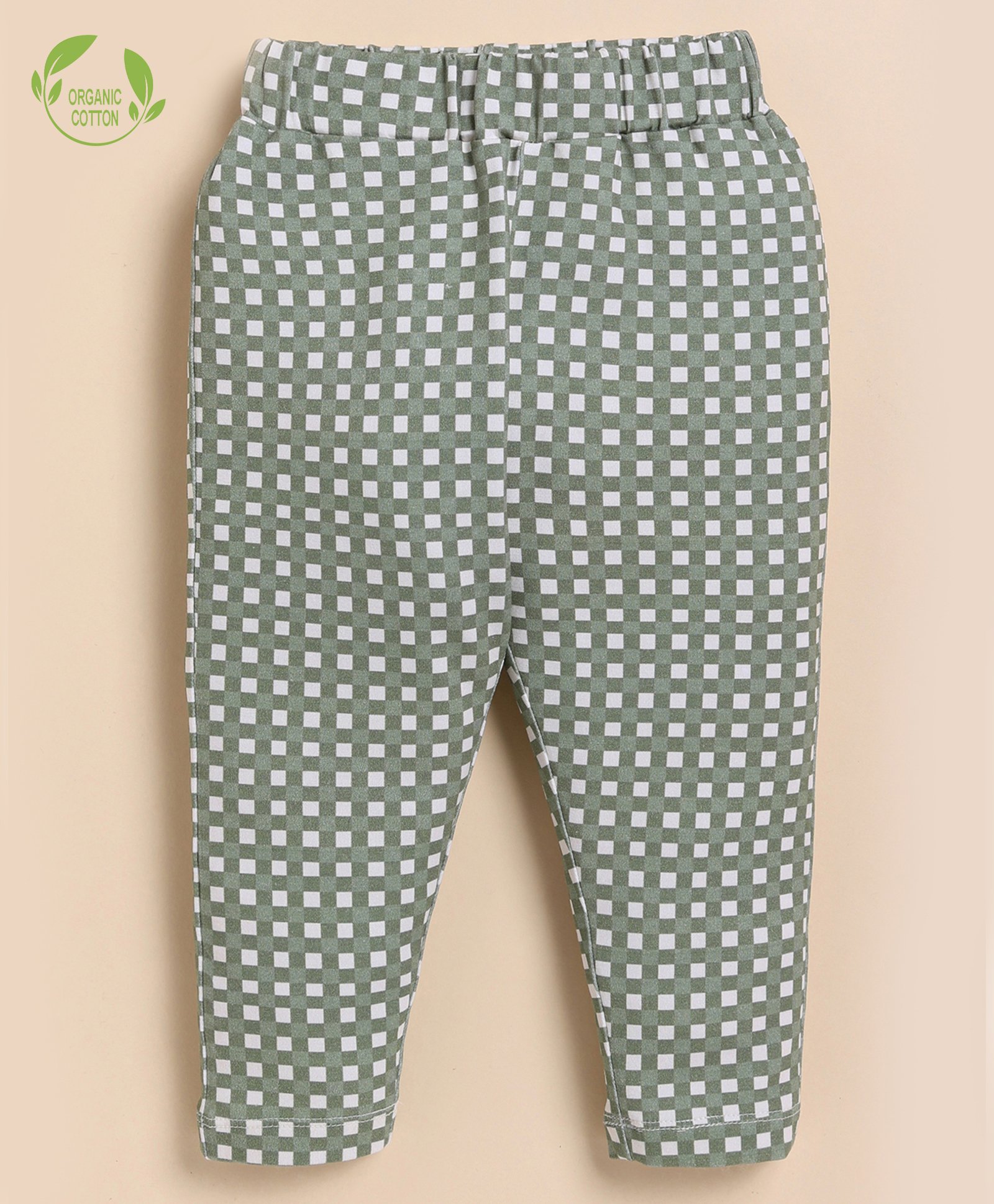 Cot & Candy Organic Cotton Checked Pajama - Grey-picture-37