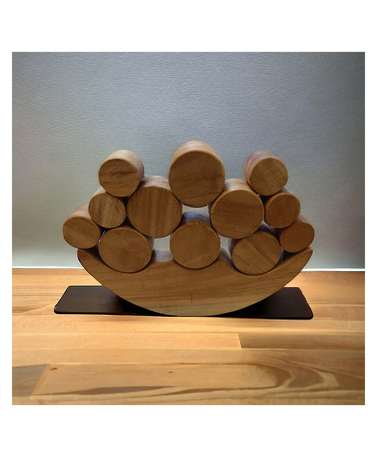 neemtoys Neem Wooden Balancing Moon Toy- Montessori Kid's Stacking Toy | 6 Months-5 Years-picture-10