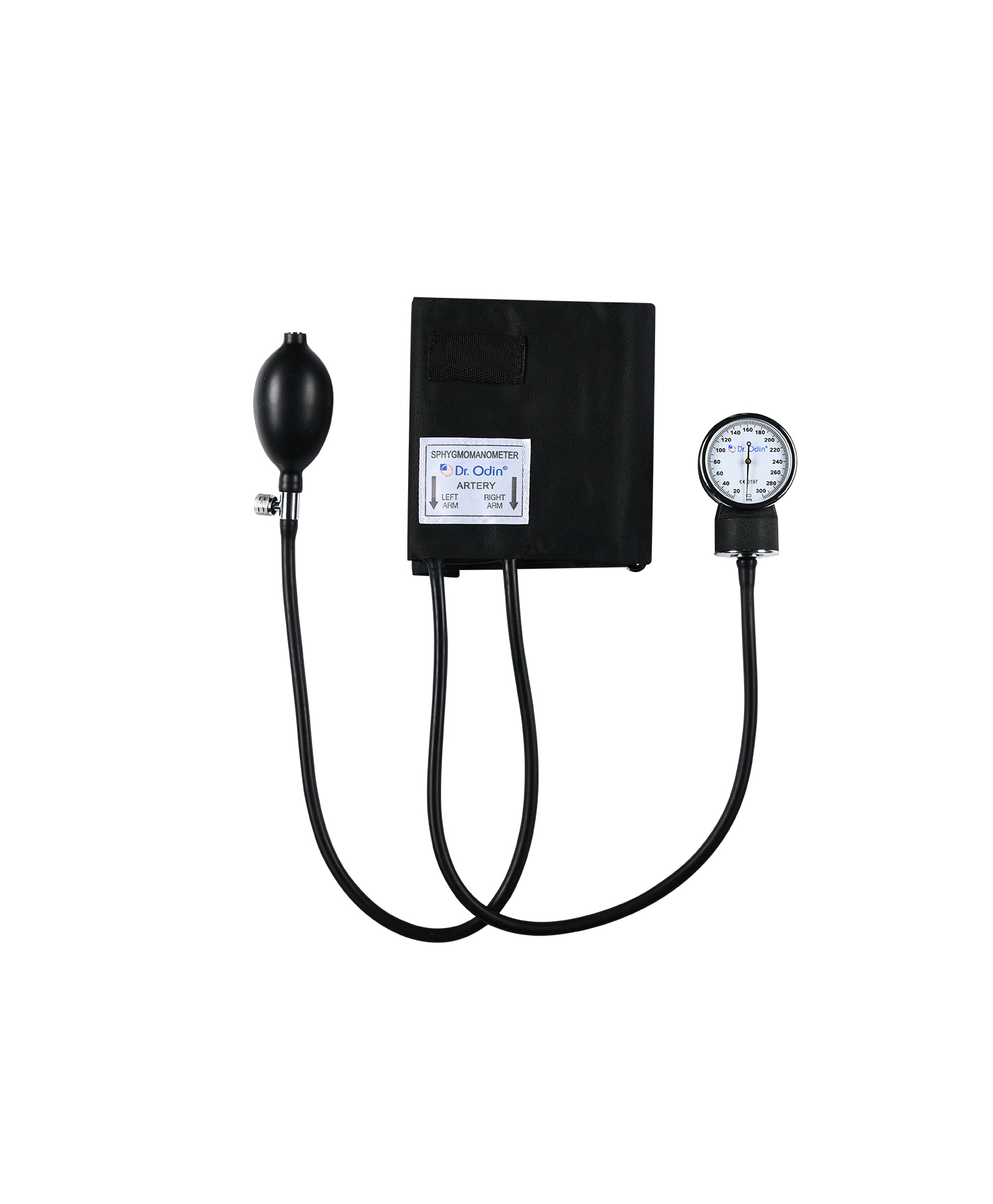 Dr. Odin OAS102 Aneroid Sphygmomanometer Without Stethoscope for Doctors and Medical Students (Black)-picture-46