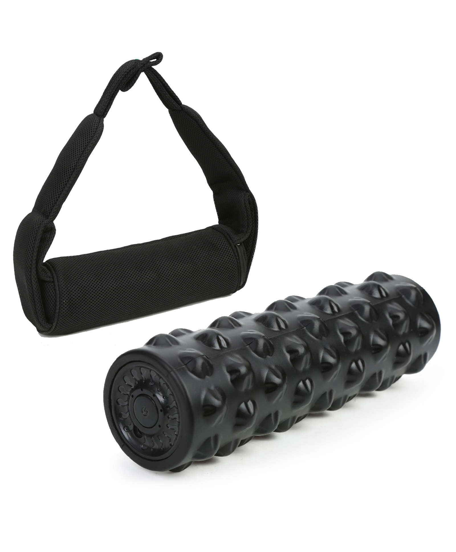 Waldon YC-618F Electric Vibrating Foam Yoga Roller, Massager with Dot Pattern For Pain Relief, Back Pain, Deep Tissue Massage, Physiotherapy (Black)-picture-16