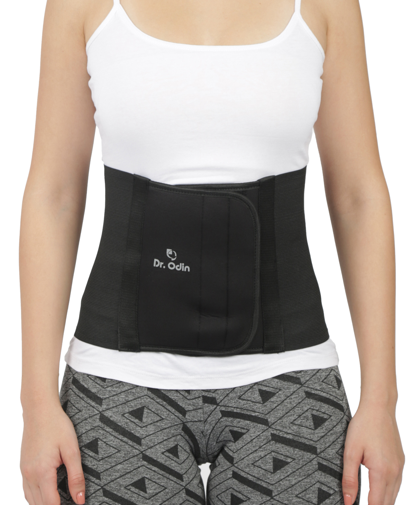 Dr. Odin AB 01 Abdominal Binder 8" Support Belt Compression | for Surgery, Post Delivery Abdominal Belt Large - Black-picture-28