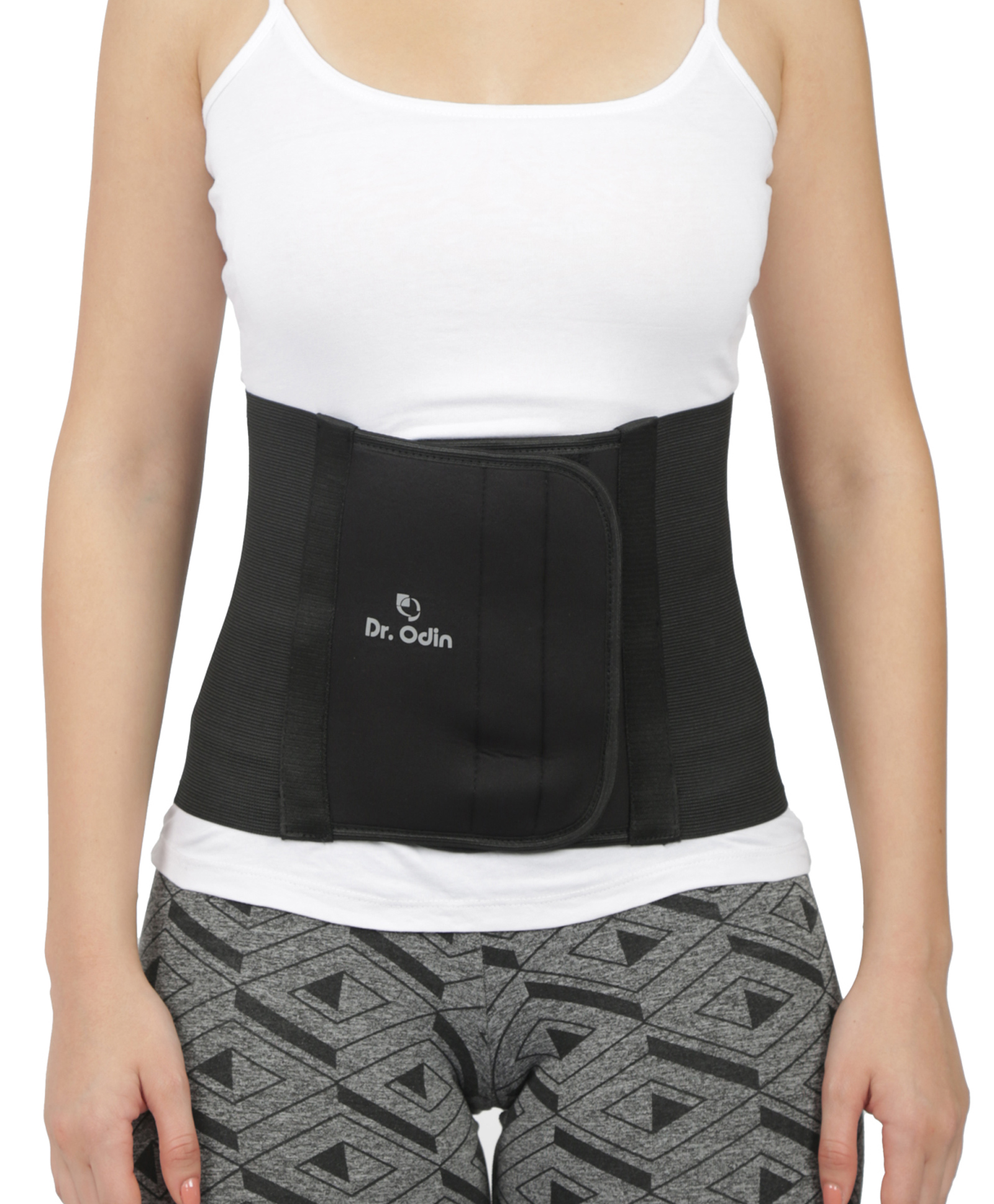 Dr. Odin AB 01 Abdominal Binder 8" Support Belt Compression | for Surgery, Post Delivery Abdominal Belt Small - Black-picture-21