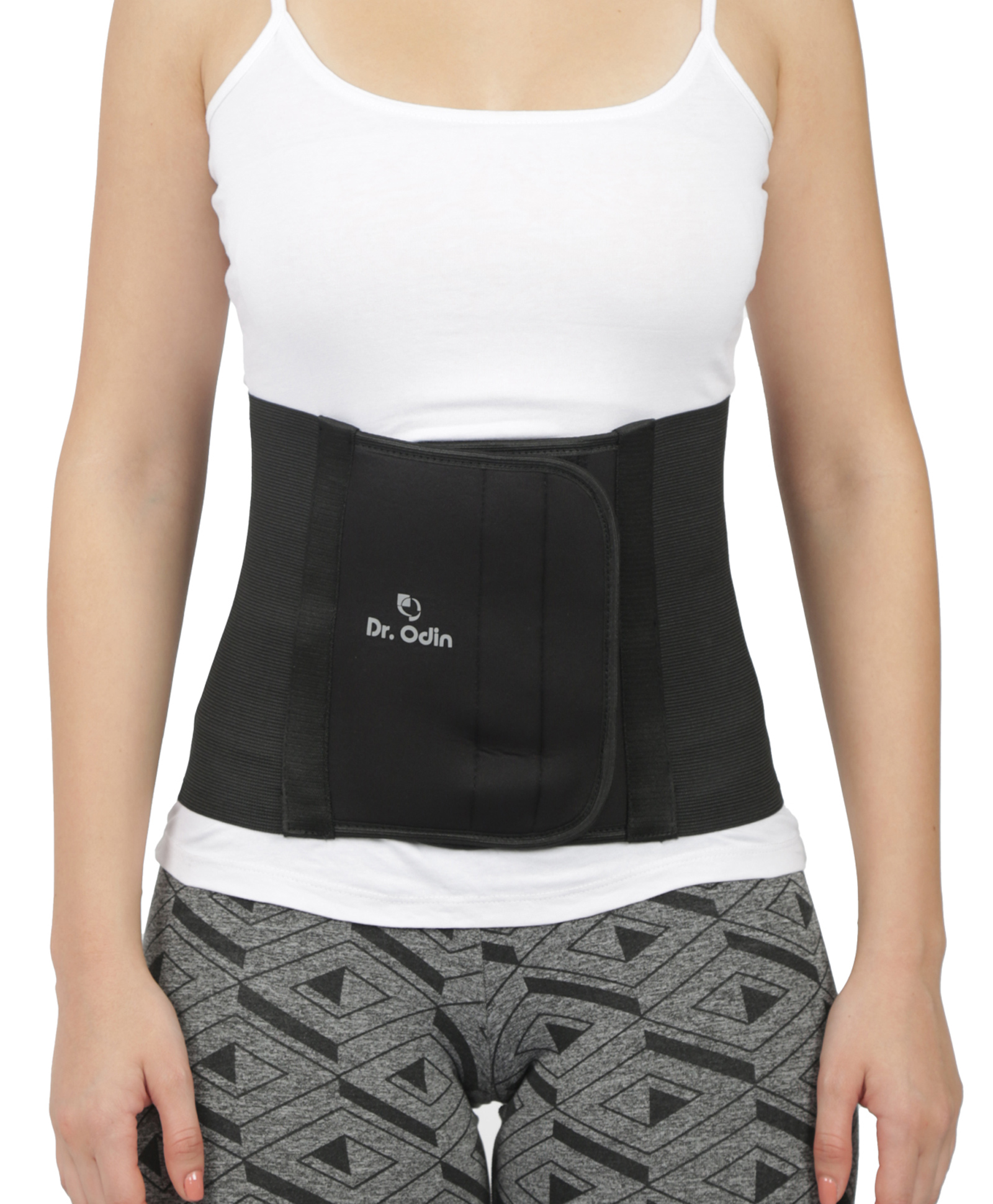 Dr. Odin AB 01 Abdominal Binder 8" Support Belt Compression | for Surgery, Post Delivery Abdominal Belt XXL - Black-picture-23