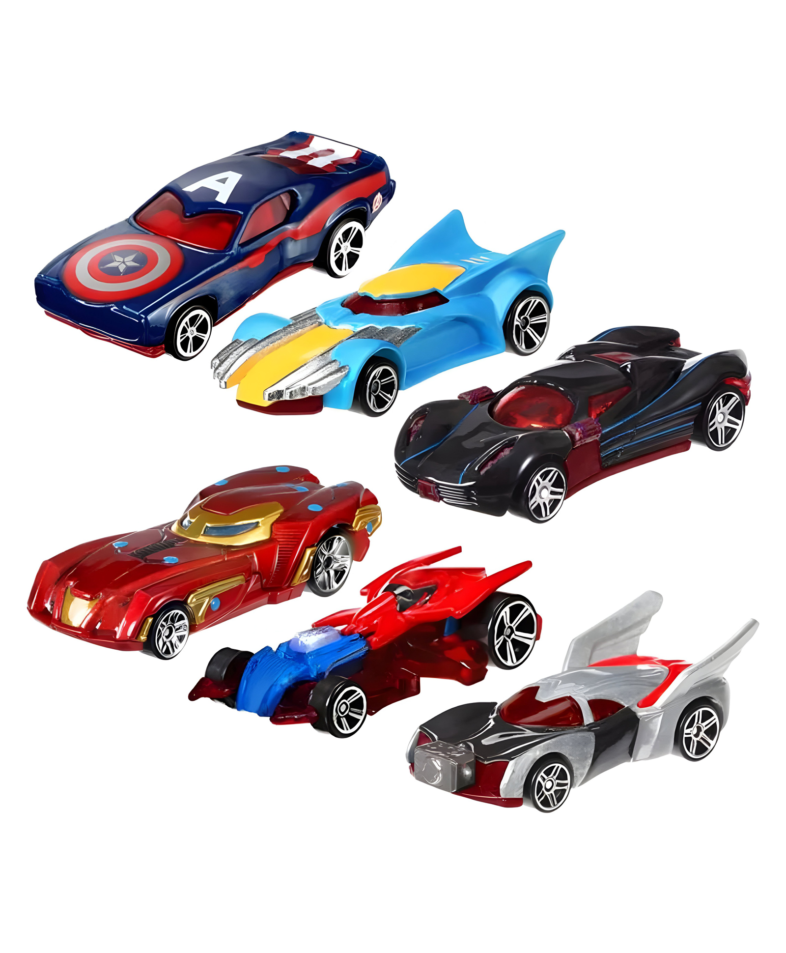 NEGOCIO Wheel Super Hero 6Pcs Metal Pull Back Cars Alloy Body Heroes Avengers Toys For Kids Set Diecast Car Models Collection Of Toy Superhero Character- PACK OF 1- COLOR MAY VARY-image-29