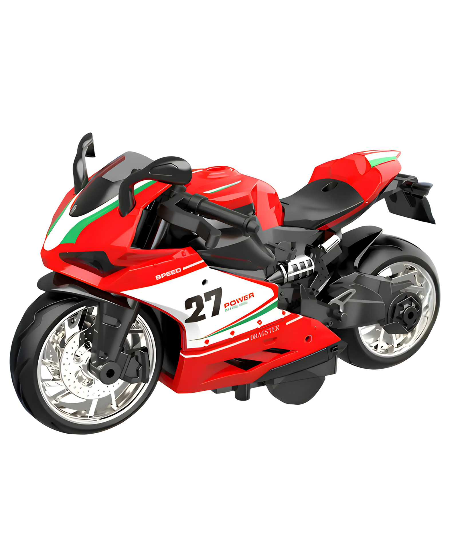 NEGOCIO Die cast motorcycle toy racing model with sound and light band pull-back function for kids- Pack of 1- Color May Vary-picture-27