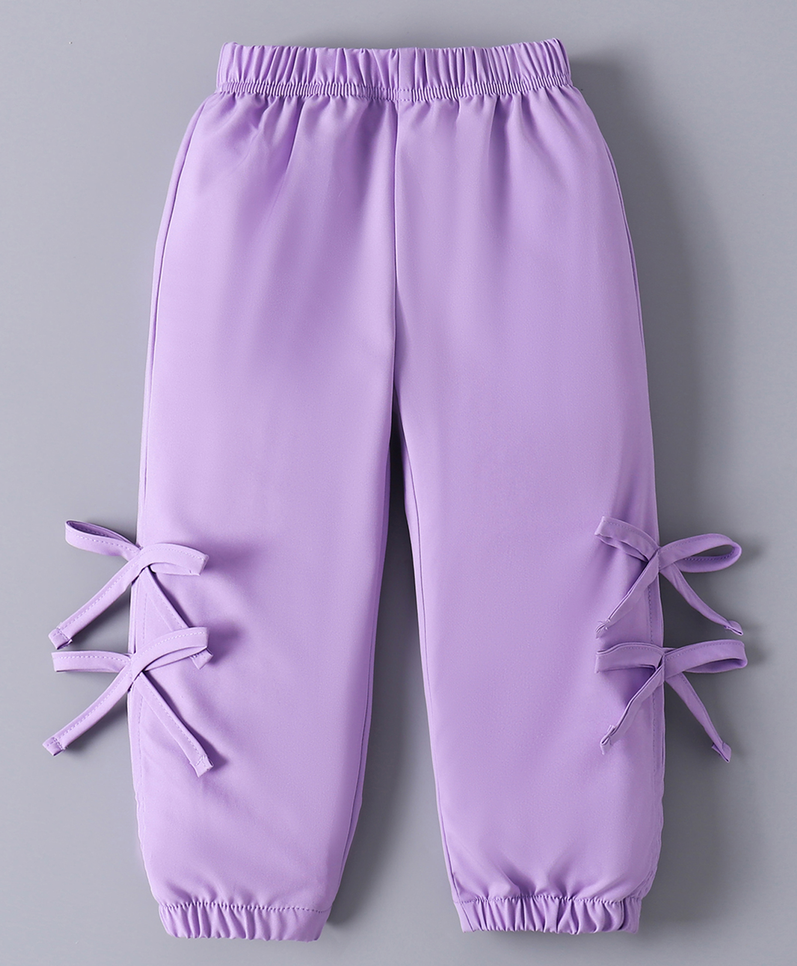 Mark & Mia Full Length Solid Pants - Purple-picture-22