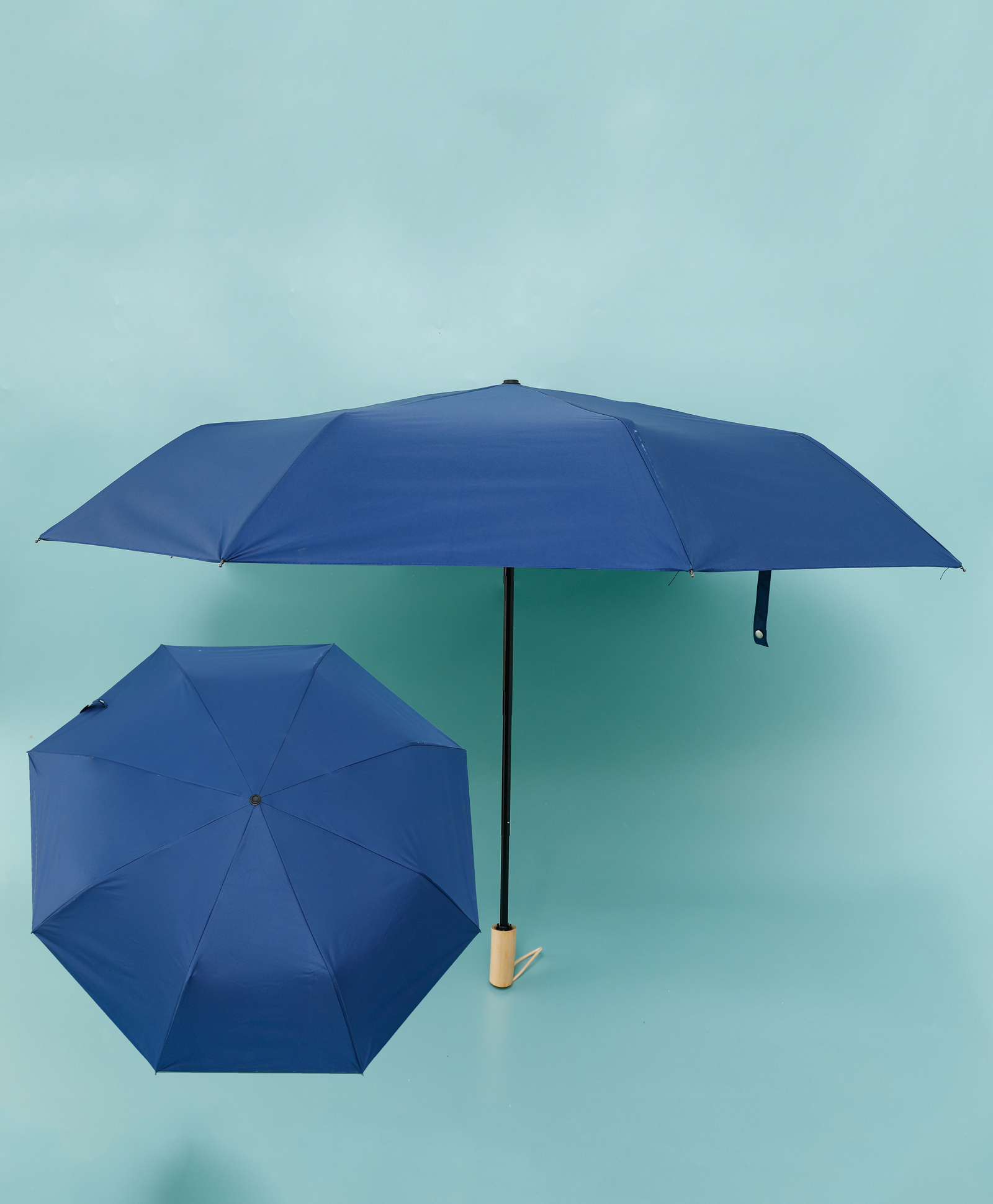 Solid Colour Umbrella - Blue-image-42