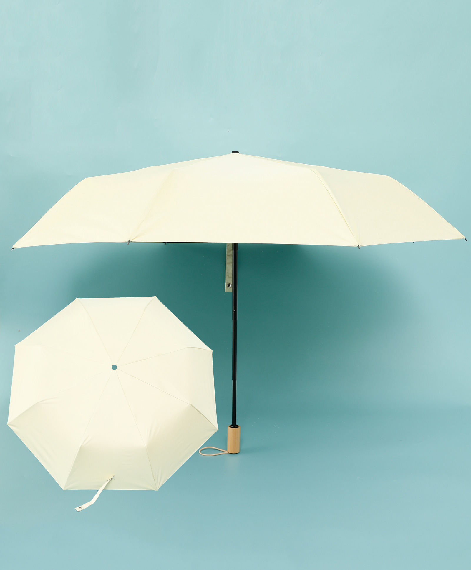 Solid Colour Umbrella - Yellow-image-39