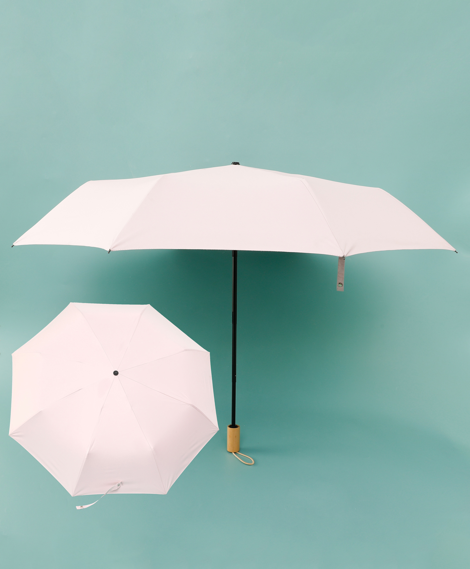 Solid Colour Umbrella - Pink-image-1
