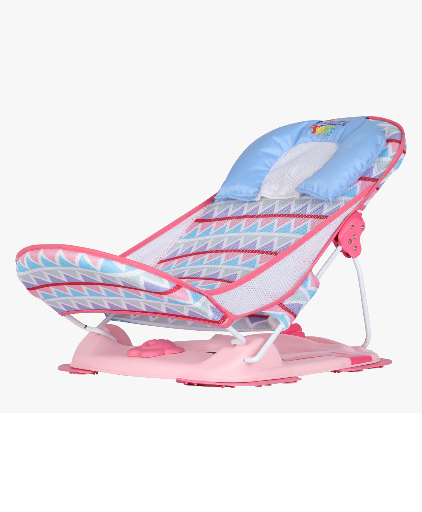 Steelbird Anti Skid Compact Comfy Baby Bather- Pink-image-12