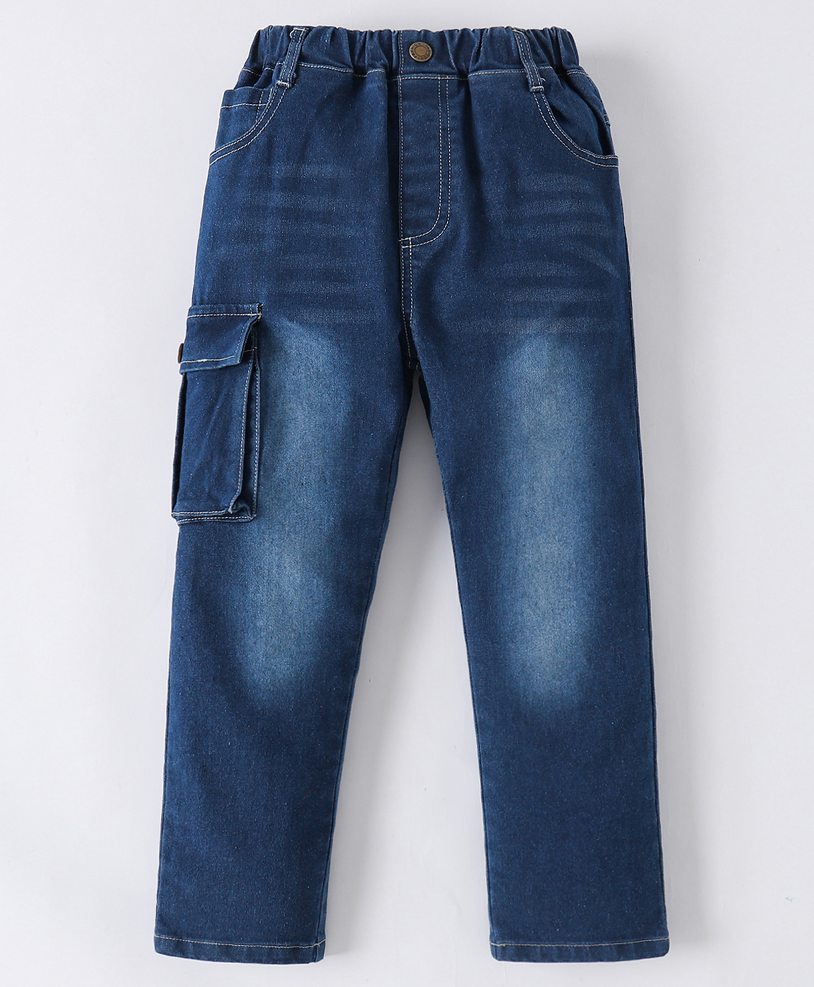 Mark & Mia Full Length Washed Denim Jeans - Blue-picture-12