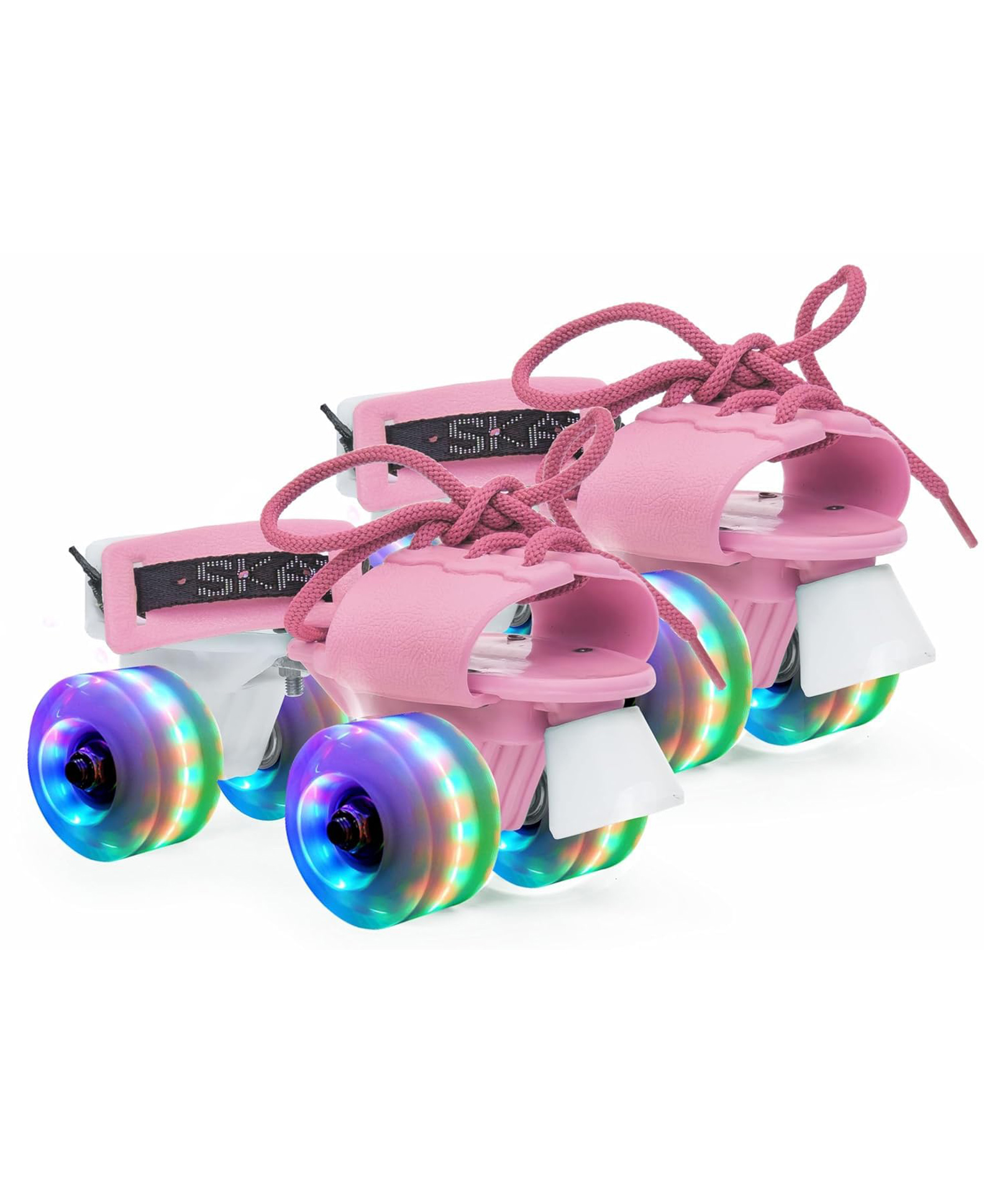 Jaspo Marshall illumi Premium Adjustable Quad Roller Skates for Kids/Boys/Girls 3-7 Years, LED PU Wheels, 18-21 cms Length Adjustment-picture-11