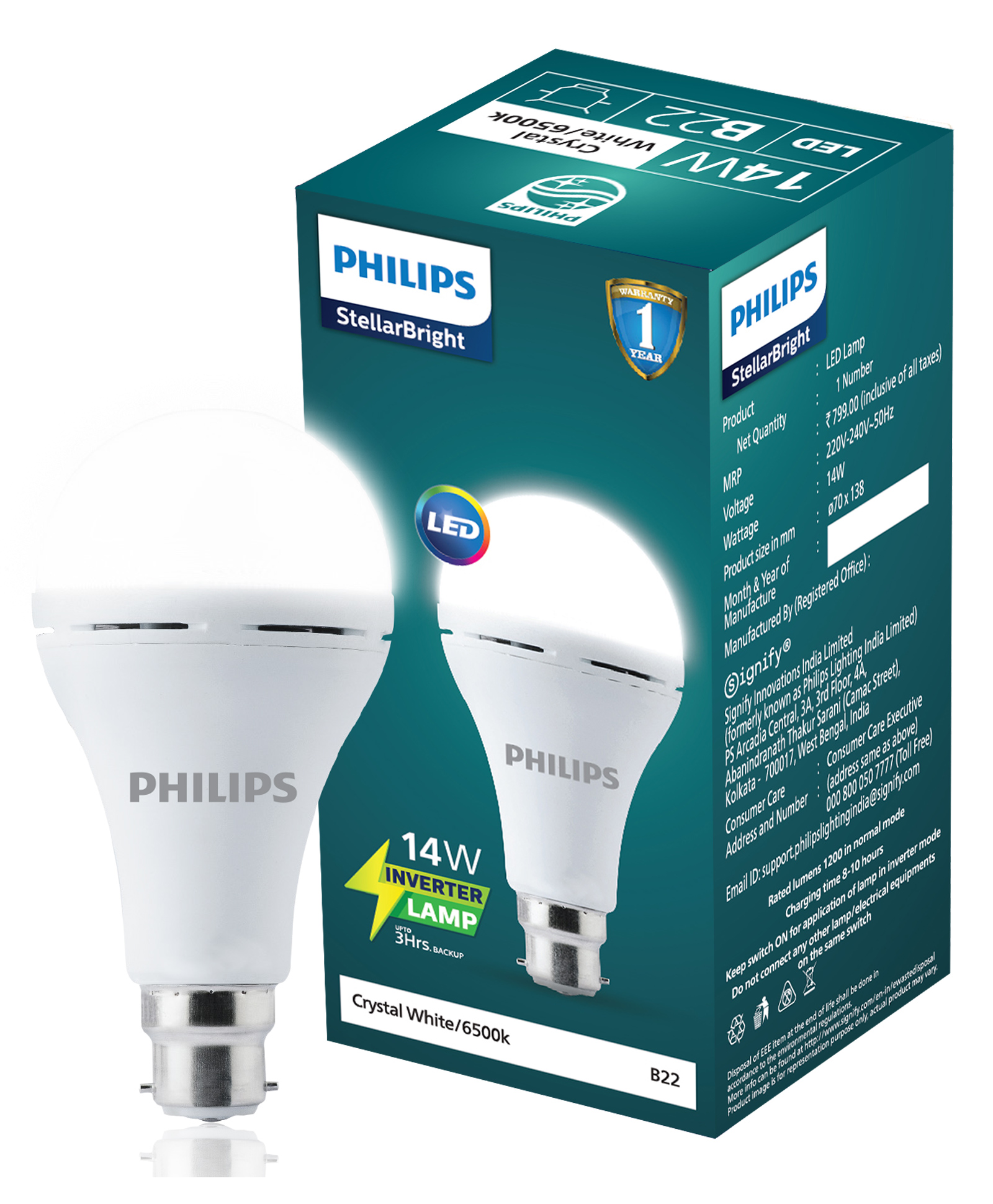 PHILIPS Lighting Led Bulb 14w Emergency-image-47