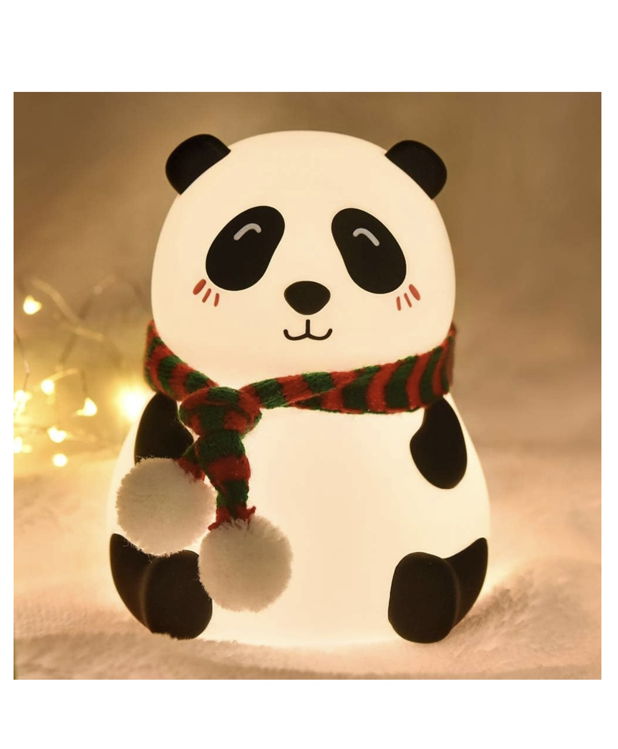ARCADE TOYS Panda Shaped Silicon Night Lamp - Multicolour-image-24