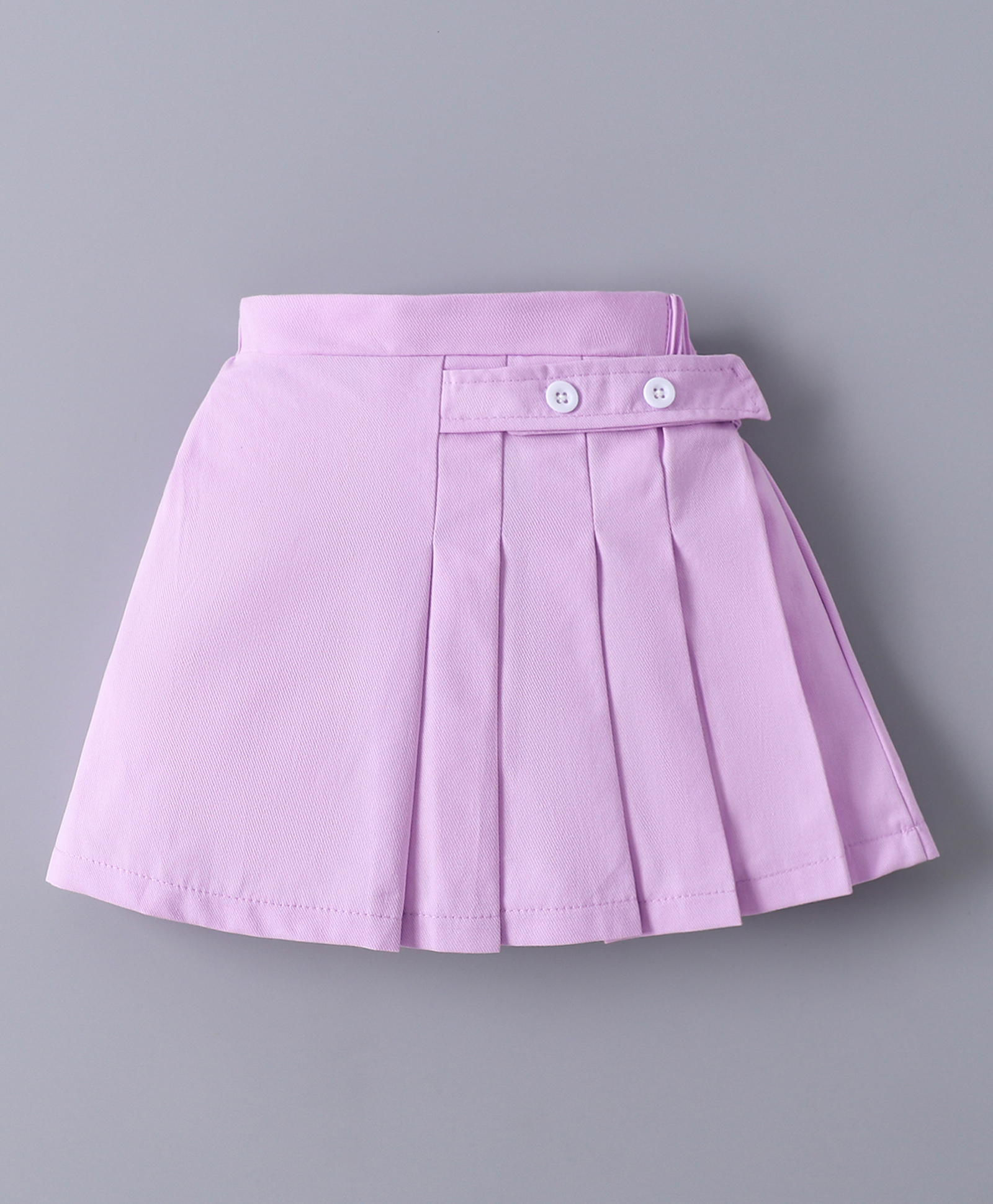 Mark & Mia Coton Solid Colour Skirtswith Pleated Design - Purple-picture-21