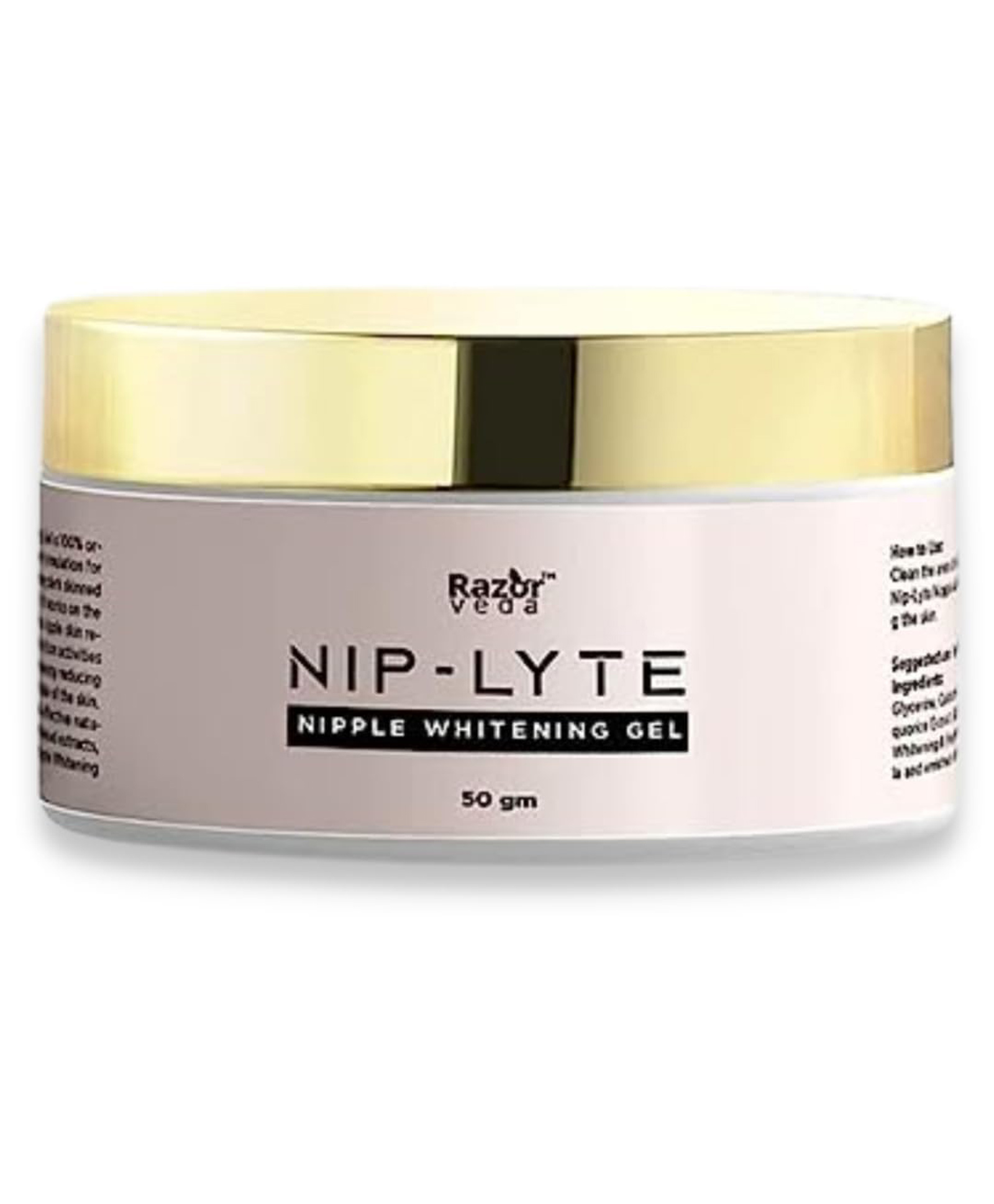 Razor Veda Niplyte Intimate Nipple Lightening Cream for Women | Nipple Cream for Breastfeeding | 50 g