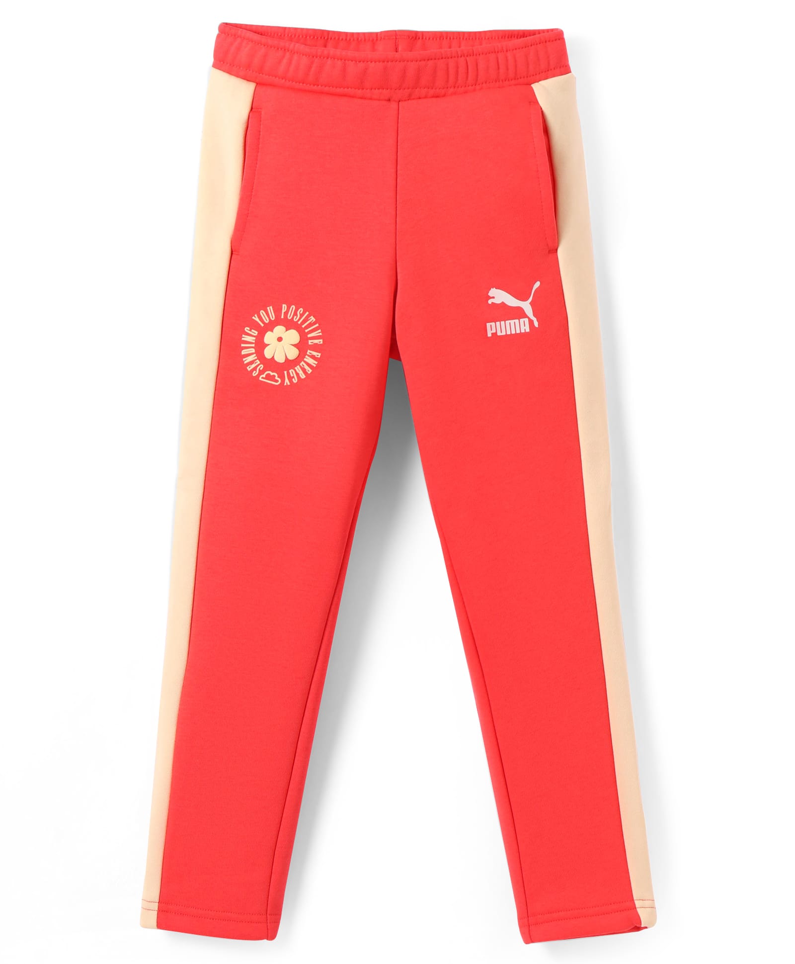 PUMA Cotton Knit Ankle Length Cut & Sew Track Pant - Red-picture-13