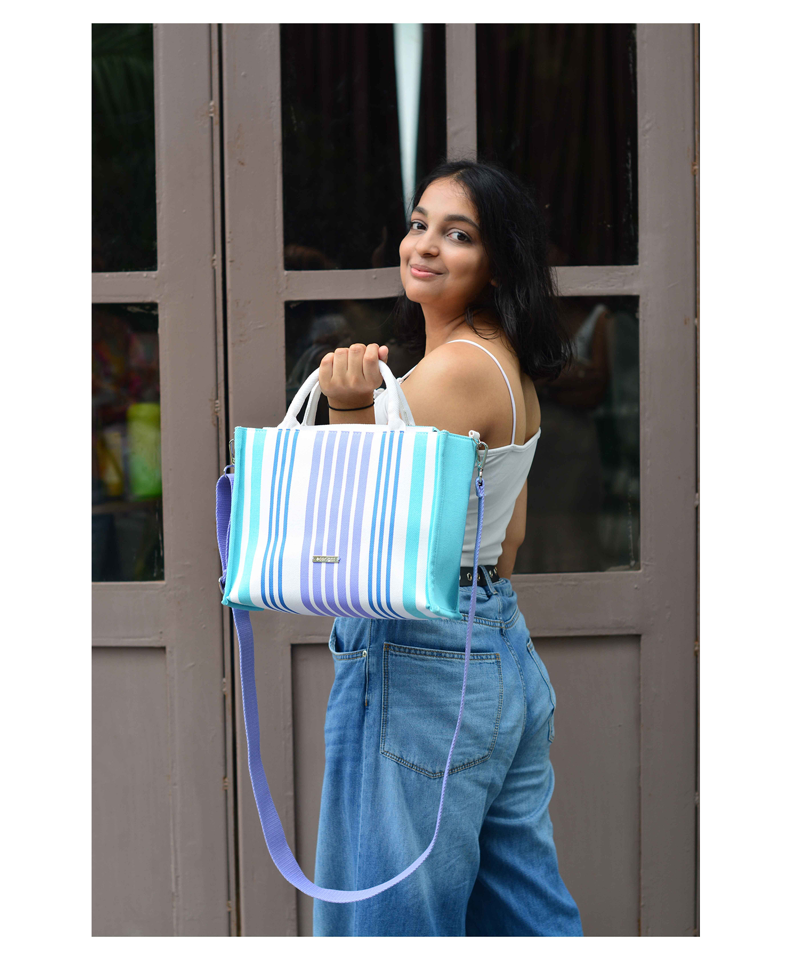 ecoright EcorightThe Satchel Handbag - Lavender Trail-picture-26