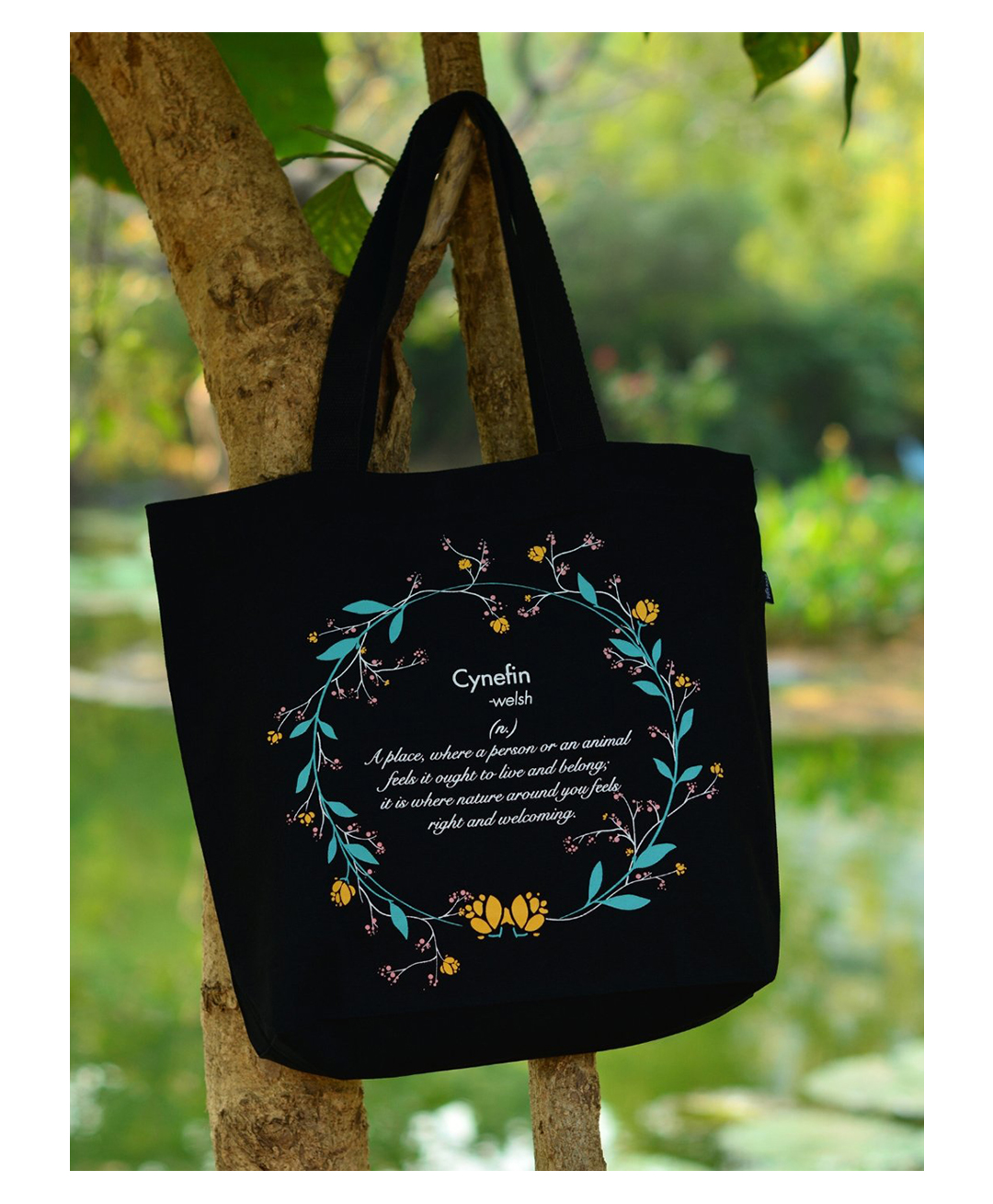 Ecoright Large Zipper Tote Bag - Cynefin-image-47