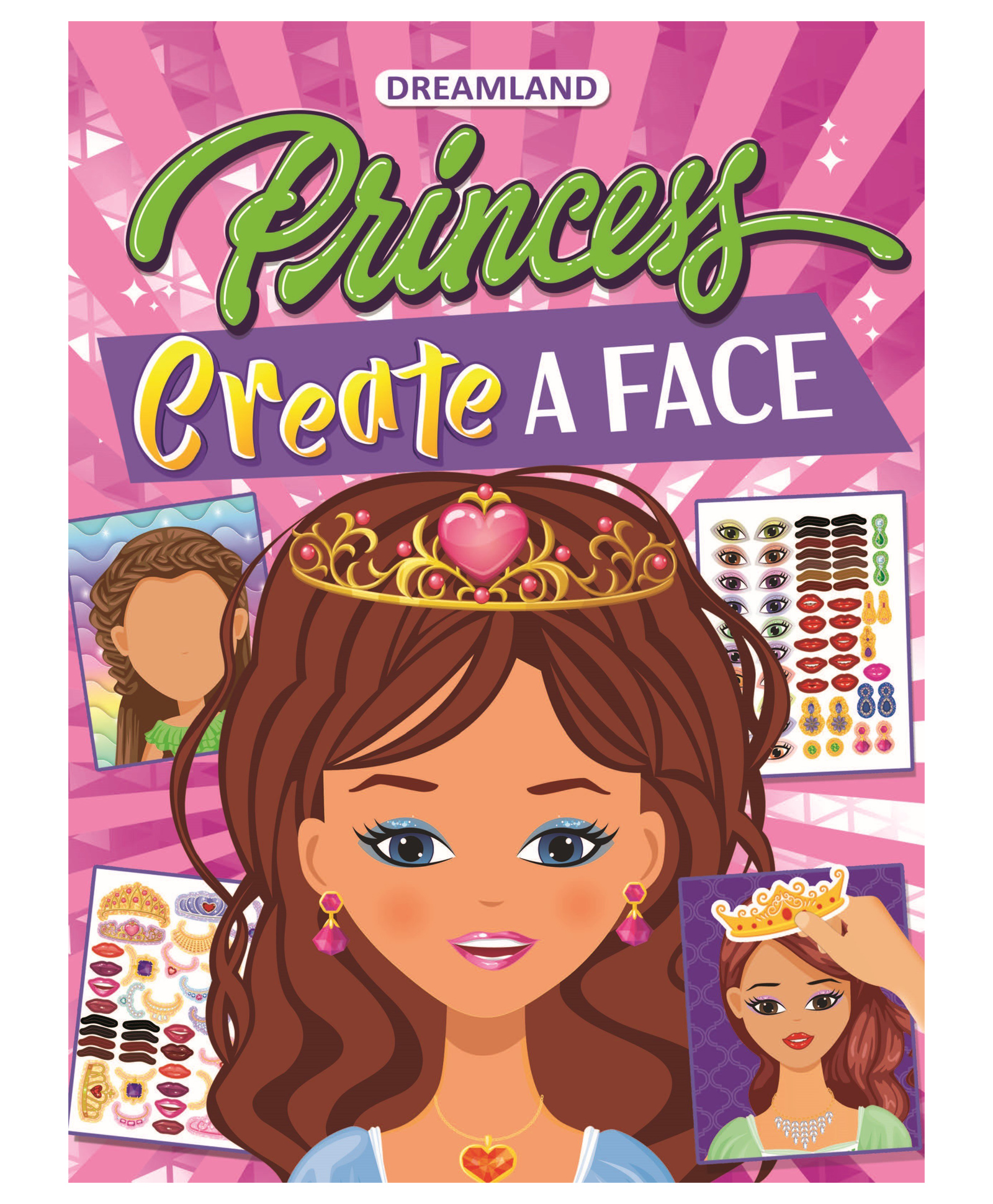 Princess Create a Face - Sticker Fun Book for Kids Age 4+-image-34