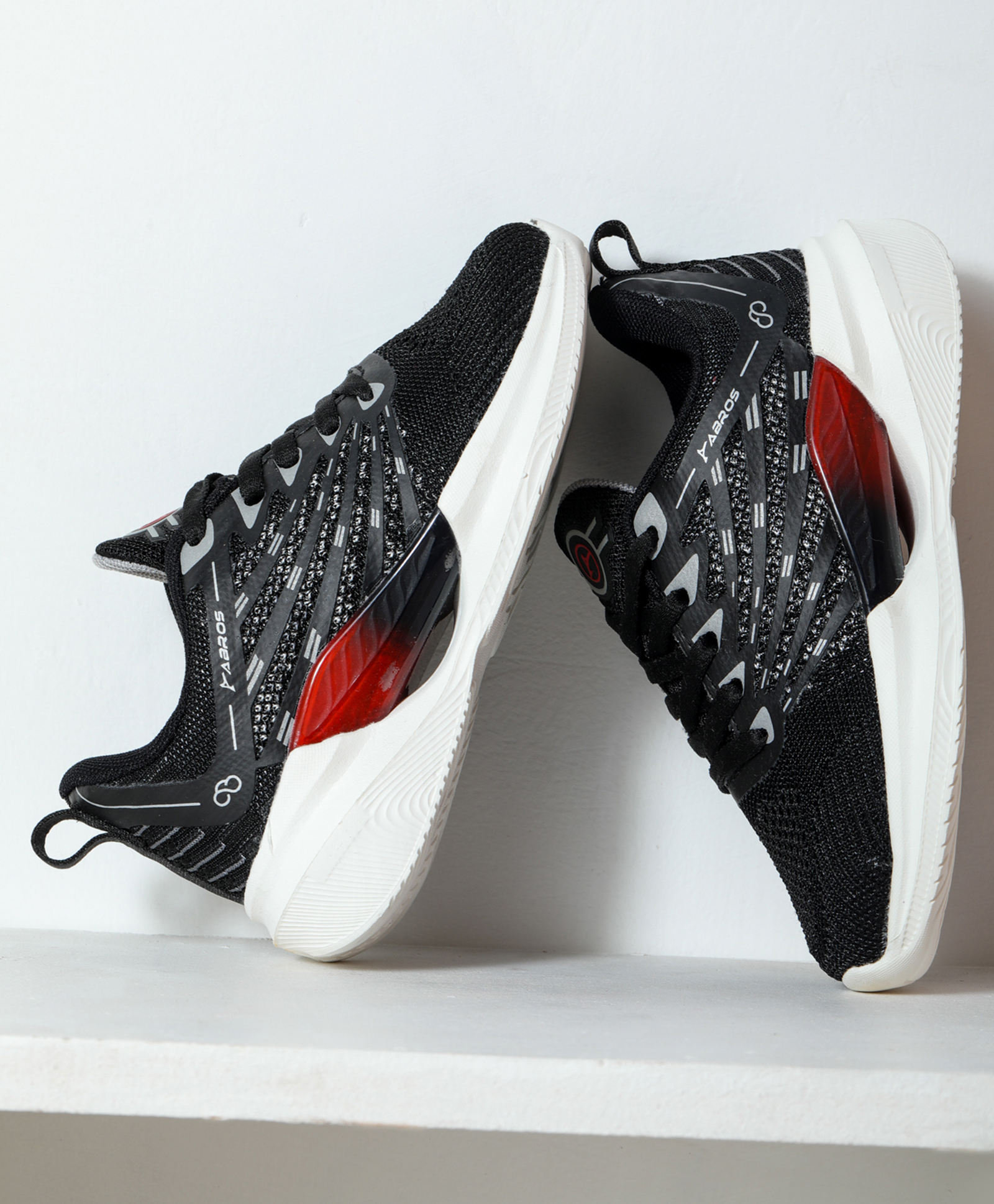 ABROS Mesh Detailed Shoes - Black-picture-15