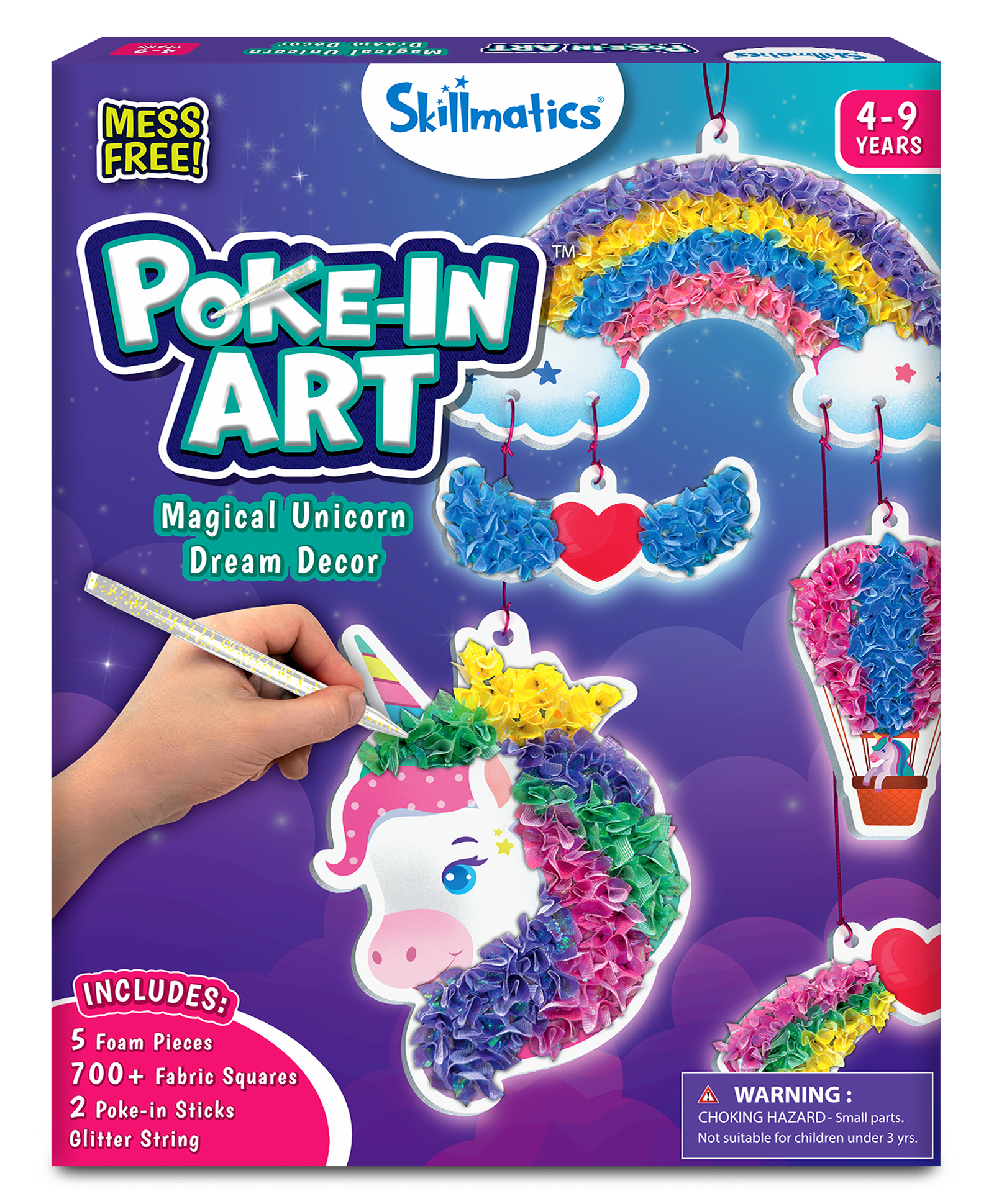 Skillmatics Art & Craft Activity - Poke-in Art Magical Unicorn Dream Decor, Mess-free Art for Kids, DIY Craft Kits, Creative Activity, Fine Motor Skills, Gifts for Ages 4 to 9-picture-13