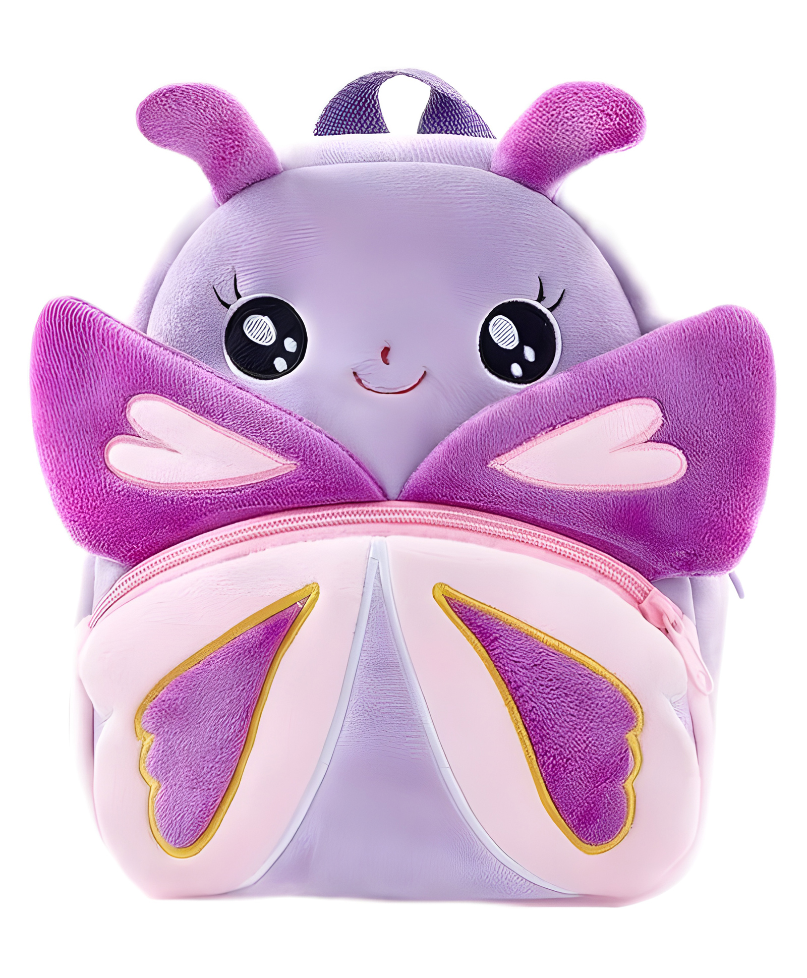 Delicado Premium Quality Soft design Butterfly school Bag for Kids - 14 Inches