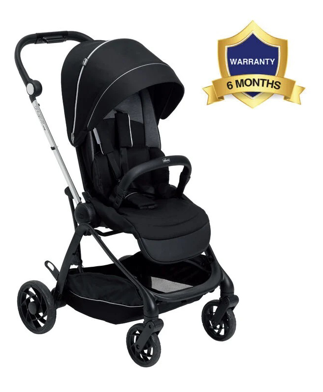 Chicco Premium Finishing One4Ever Lounge Stroller - Black-image-30