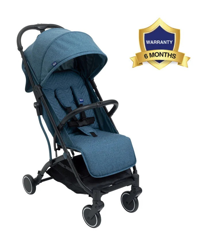 Chicco Foldable Trolleyme Stroller - Navy Blue-image-19