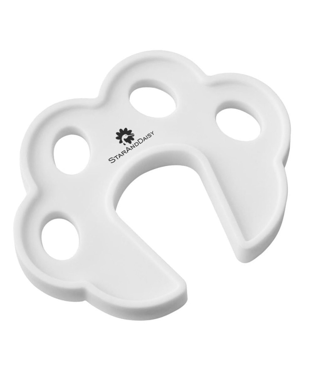 StarAndDaisy Door Pinch Guard Stopper For Kids & Baby Infant Toddler Safety And Accidental Door Lock Pinch Protector For Little Kids Fingers Count - White-image-26