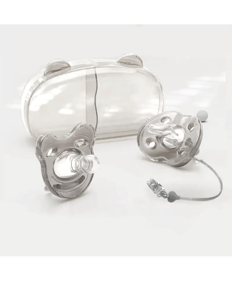 StarAndDaisy Soft Silicone Baby Pacifiers with Unique Shape to Support Psychological Breathing, Teether & Pacifier for Newborns.-White-image-13
