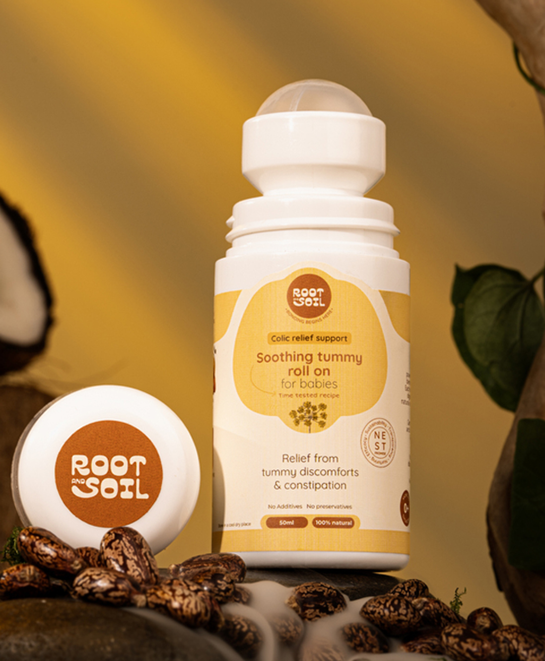 Soothing Tummy Roll-On For Babies | For Stomach discomforts & Gassiness | 0+ m | 50 ml-image-39