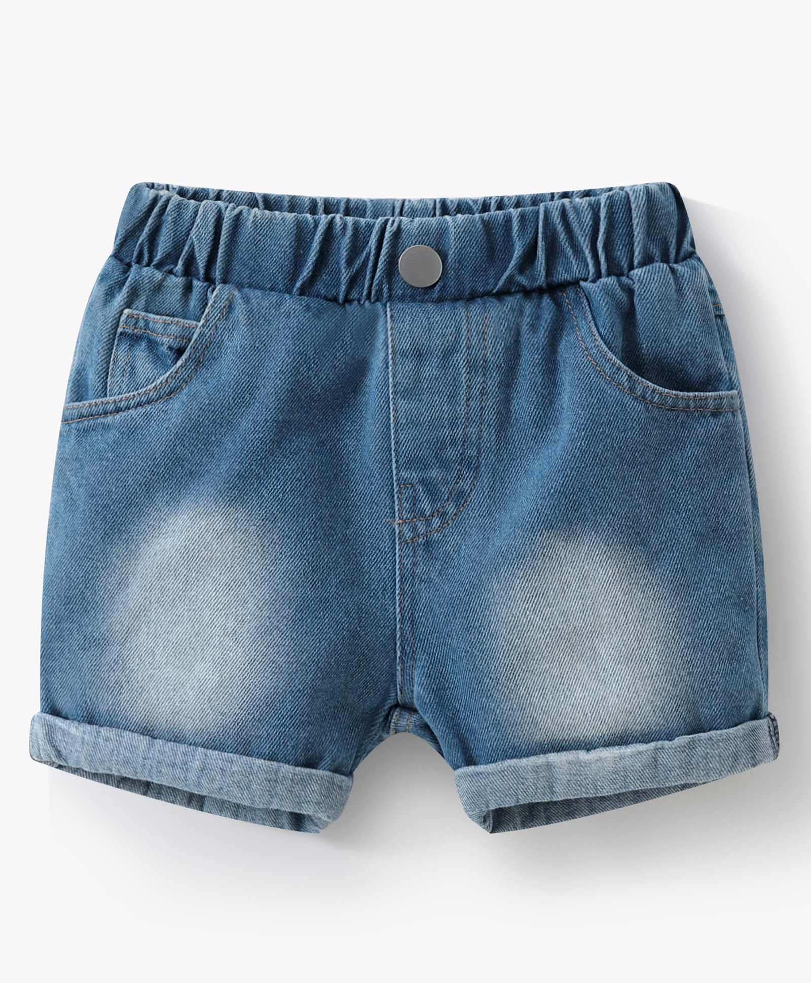 Mark & Mia Cotton Washed Shorts - Blue-picture-23