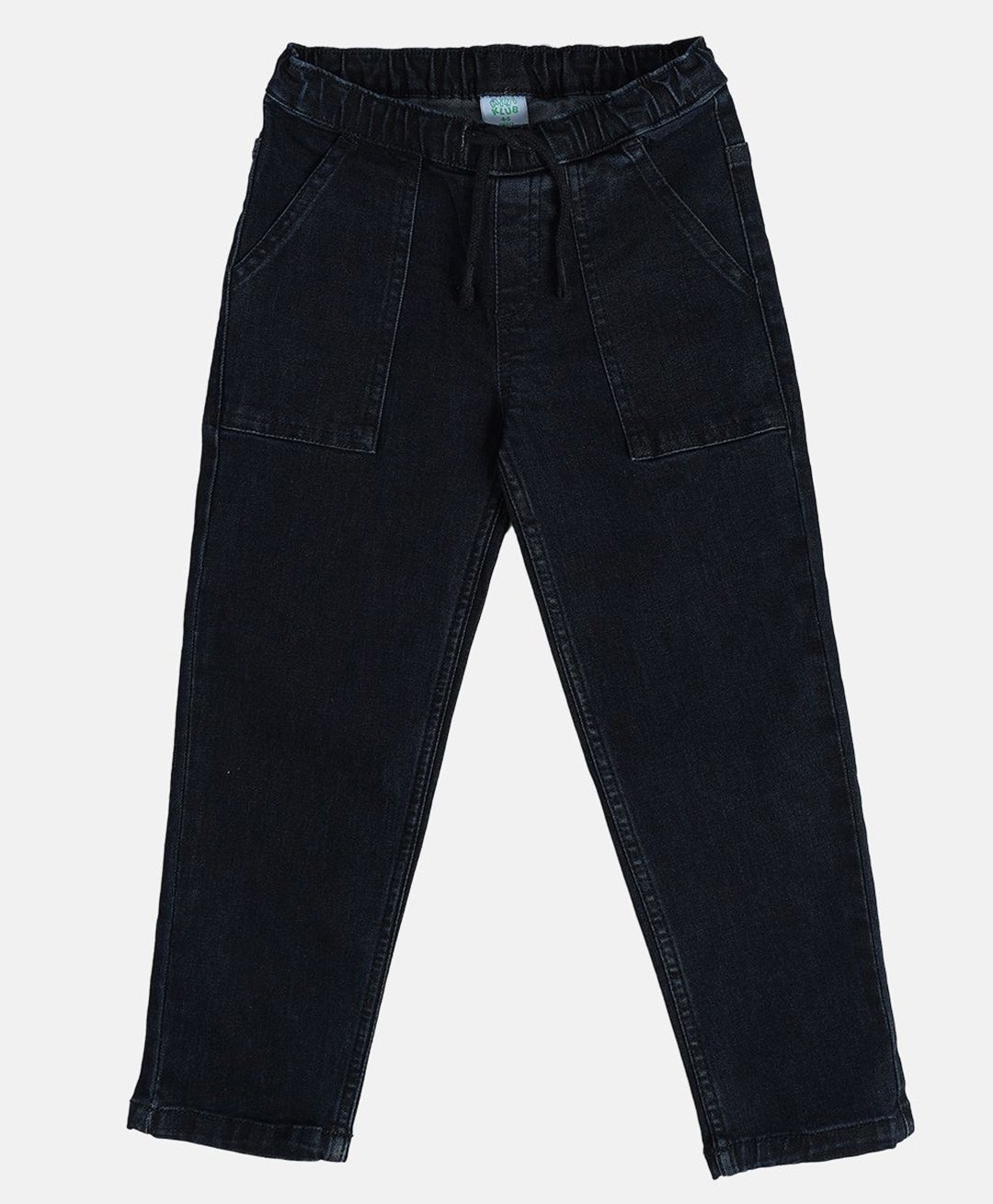 MINI KLUB Cotton Solid Denim Pant - Blue-picture-28