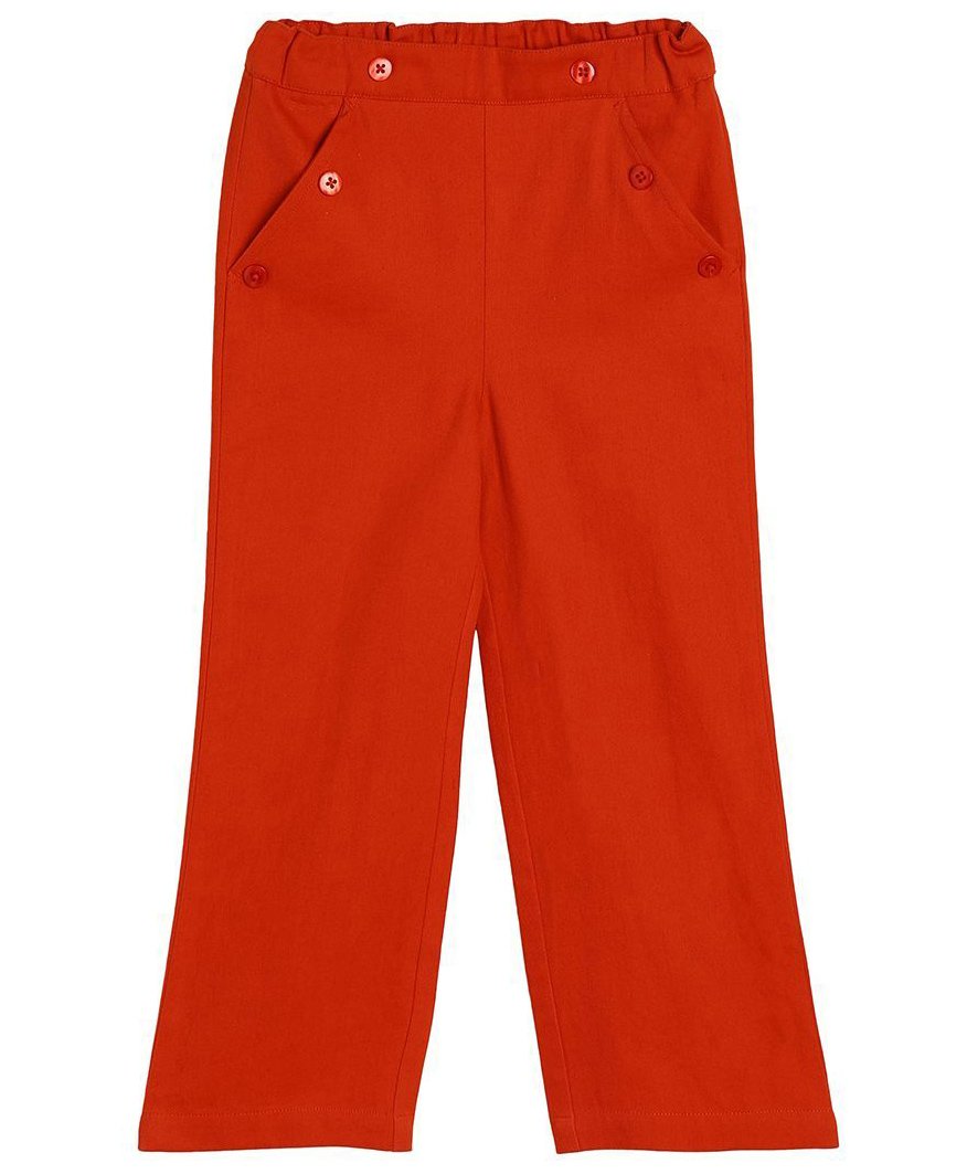 MINI KLUB Cotton Solid Pajama - Rust Orange-picture-28