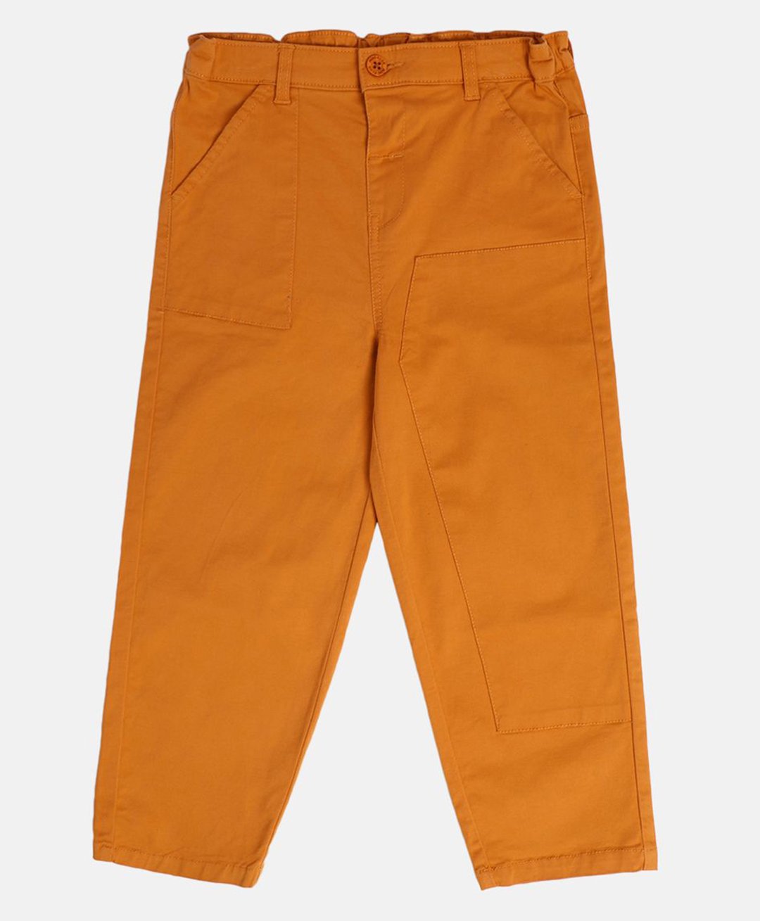 MINI KLUB Cotton Solid Pant - Brown-picture-44