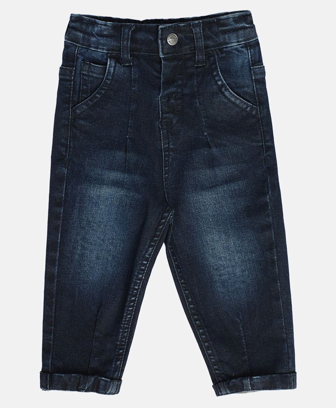 MINI KLUB Cotton Denim Mild Washed Jeans - Blue-image-13