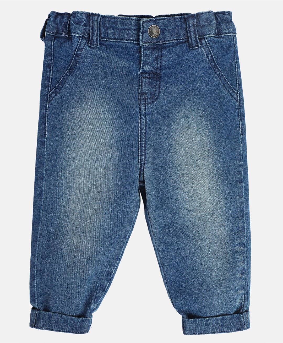 MINI KLUB Cotton Denim Mild Washed Jeans - Blue-picture-16